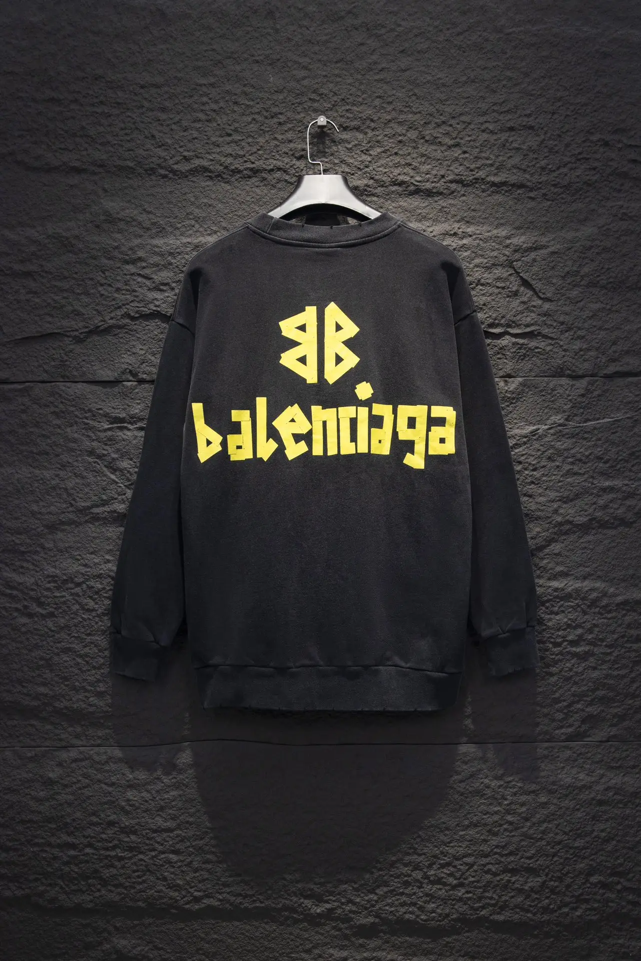 Tape Logo Distressed Oversized Sweatshirt D16524292 — view 2