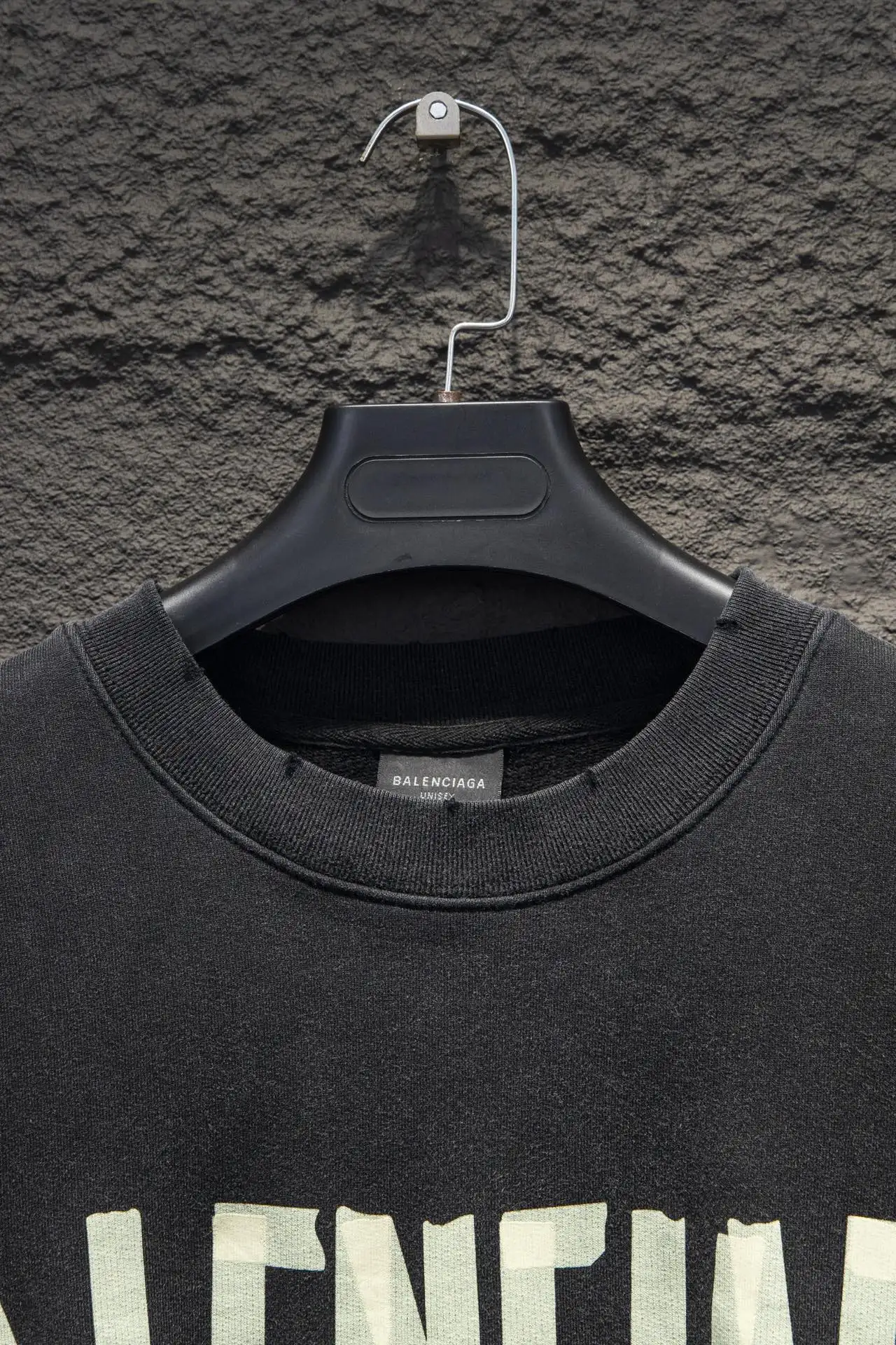 Tape Logo Distressed Oversized Sweatshirt D16524292 — view 3