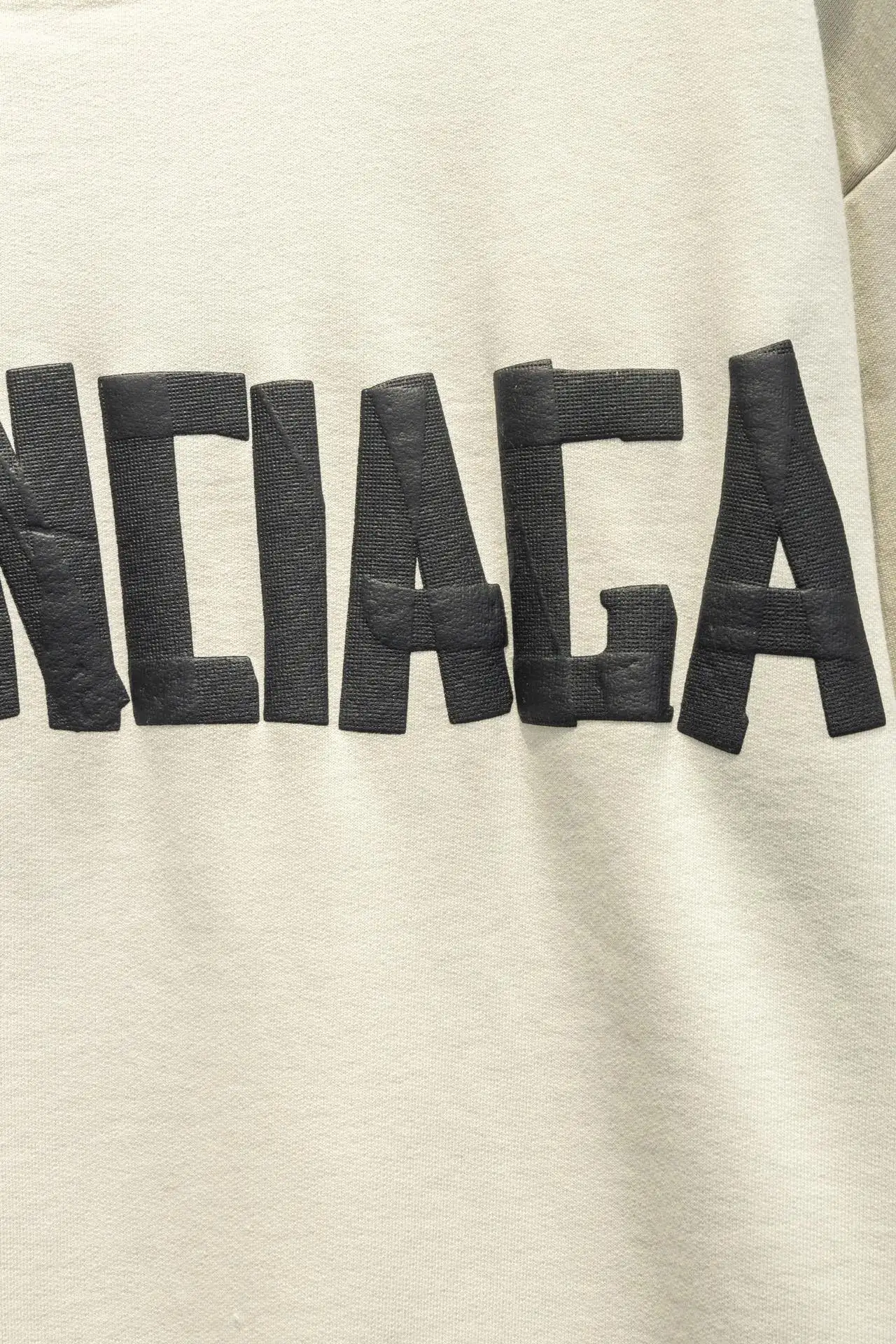 Logo-Print Distressed Cotton-Jersey Sweatshirt D15524309 — view 6