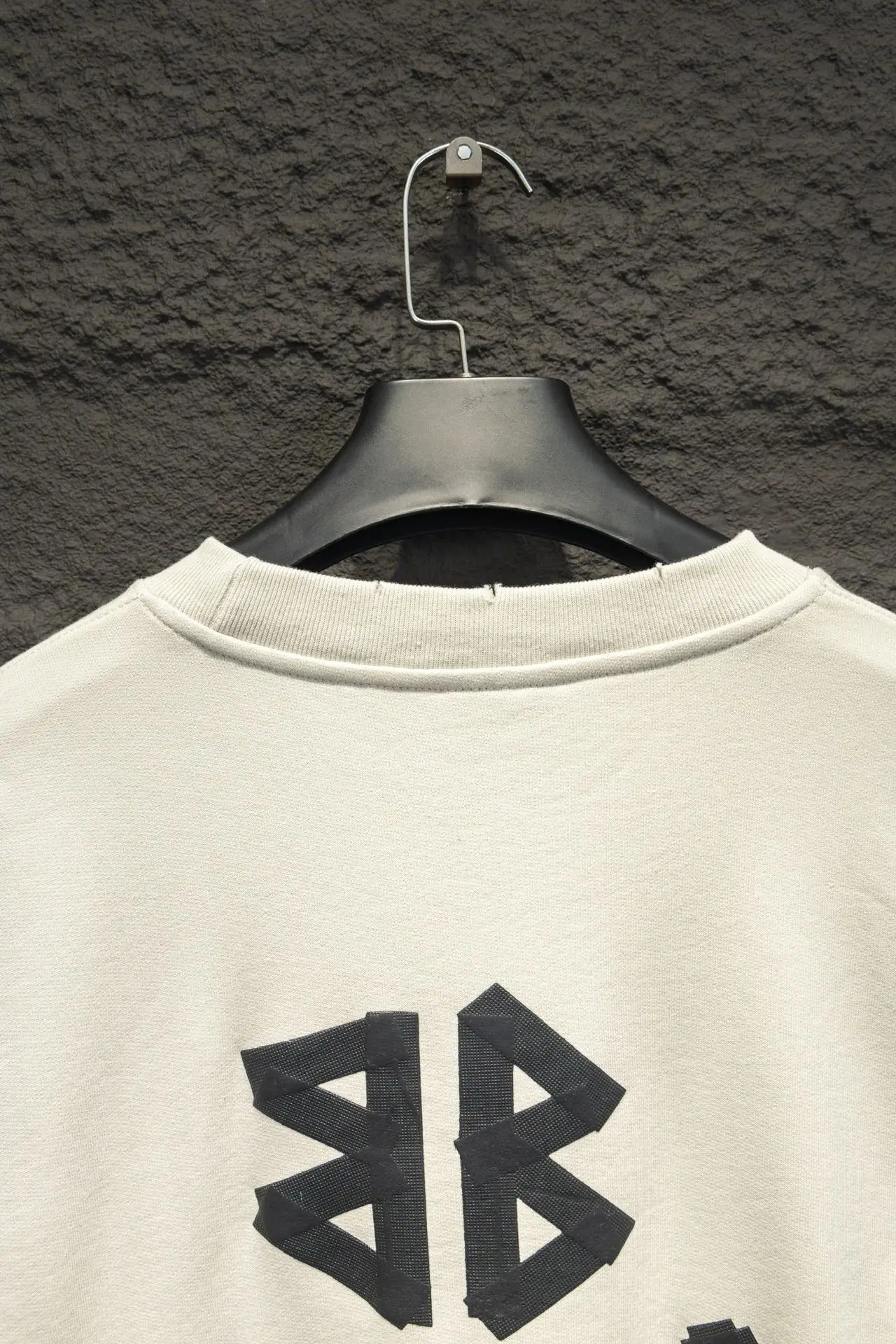 Logo-Print Distressed Cotton-Jersey Sweatshirt D15524309 — view 7
