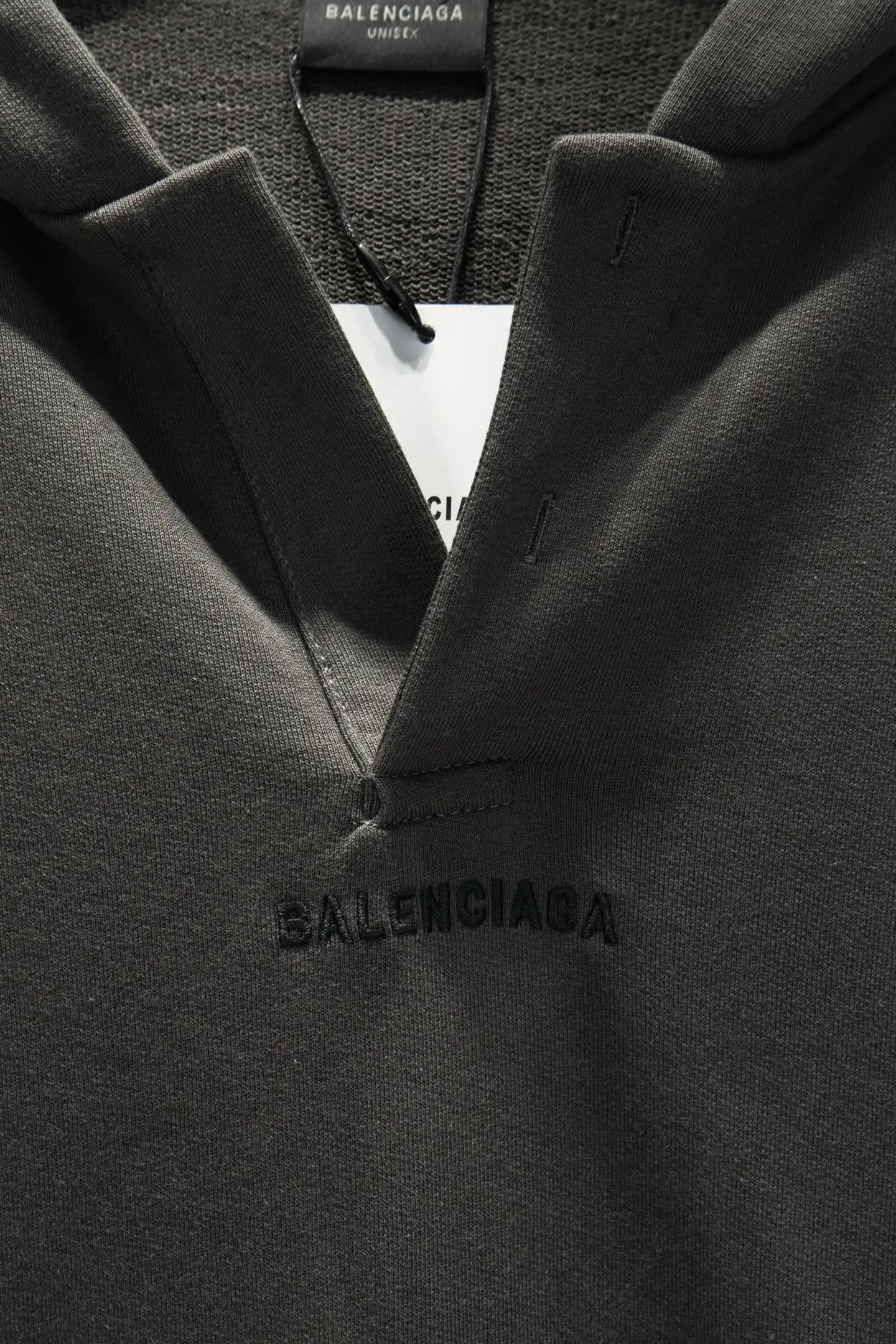 Oversized Embroidered Cotton-Jersey Hoodie D18924288 — view 3