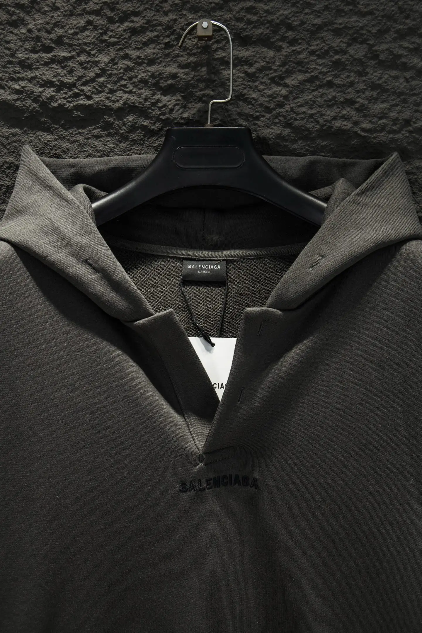 Oversized Embroidered Cotton-Jersey Hoodie D18924288 — view 5