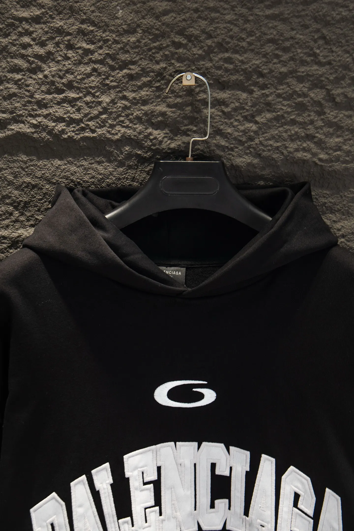 Oversized Jersey-Style Embroidered Hoodie D19524285 — view 3