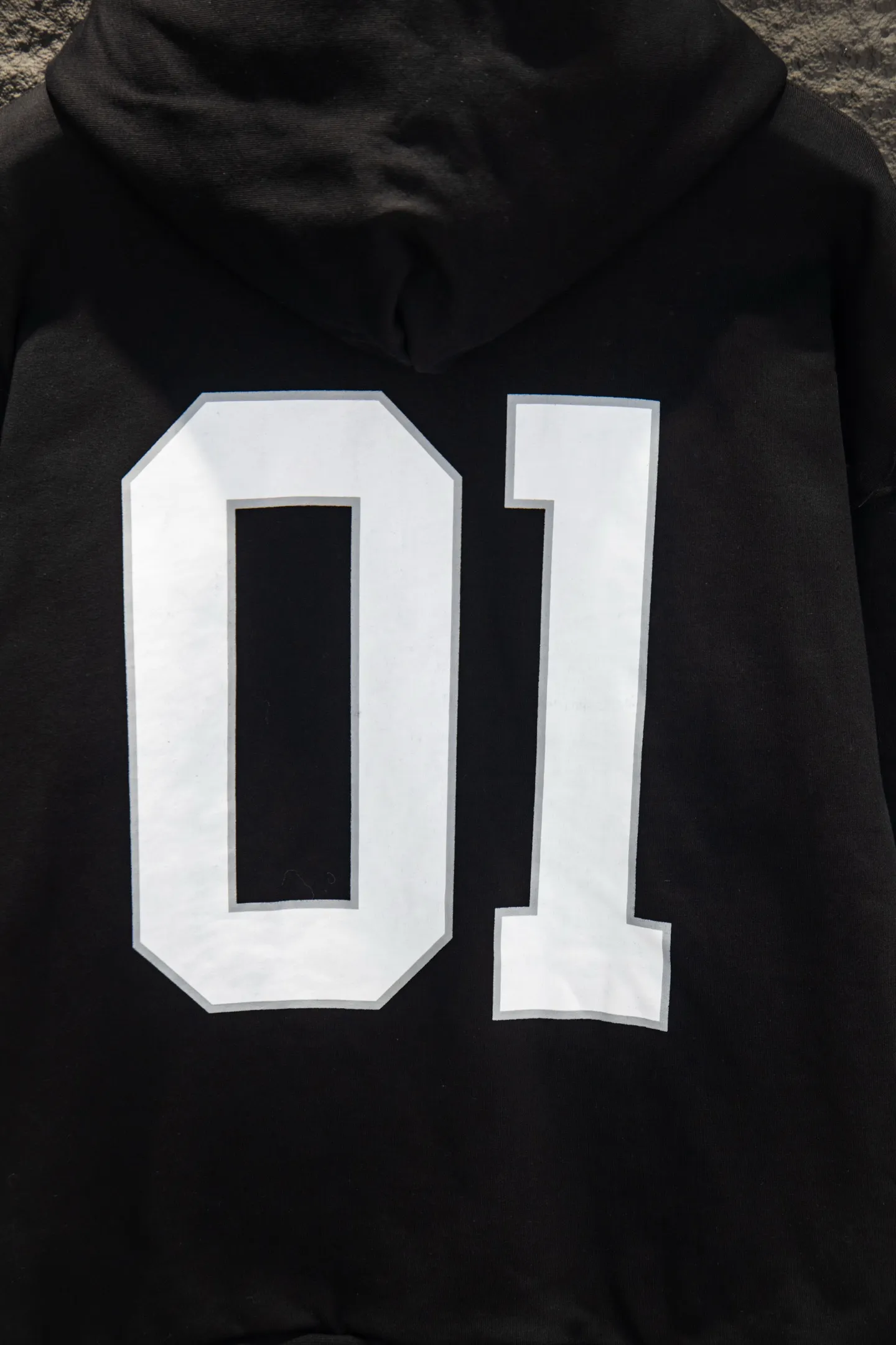 Oversized Jersey-Style Embroidered Hoodie D19524285 — view 7