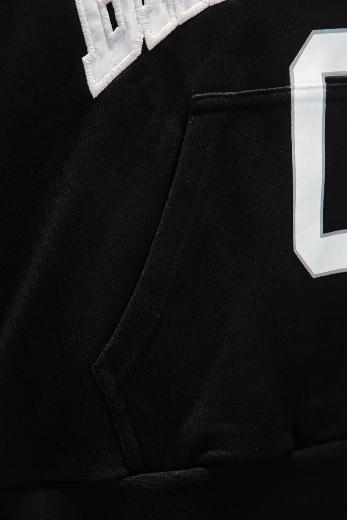 Oversized Jersey-Style Embroidered Hoodie D19524285 — view 8
