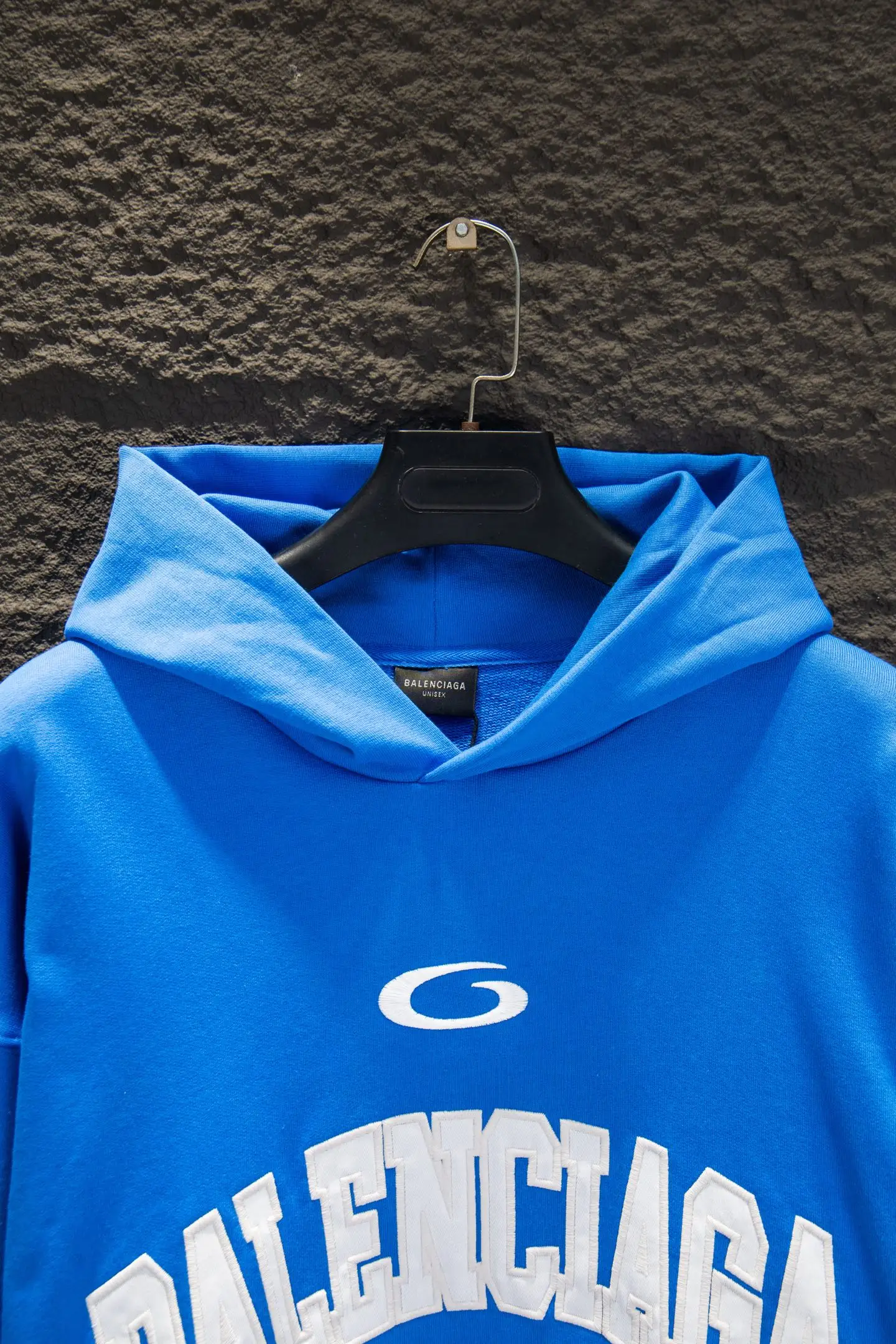 Oversized Jersey-Style Embroidered Hoodie D19524283 — view 3