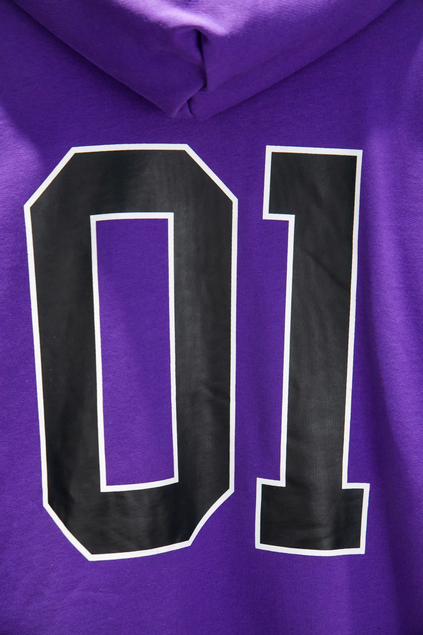 Oversized Jersey-Style Logo Hoodie D19524284 — view 8