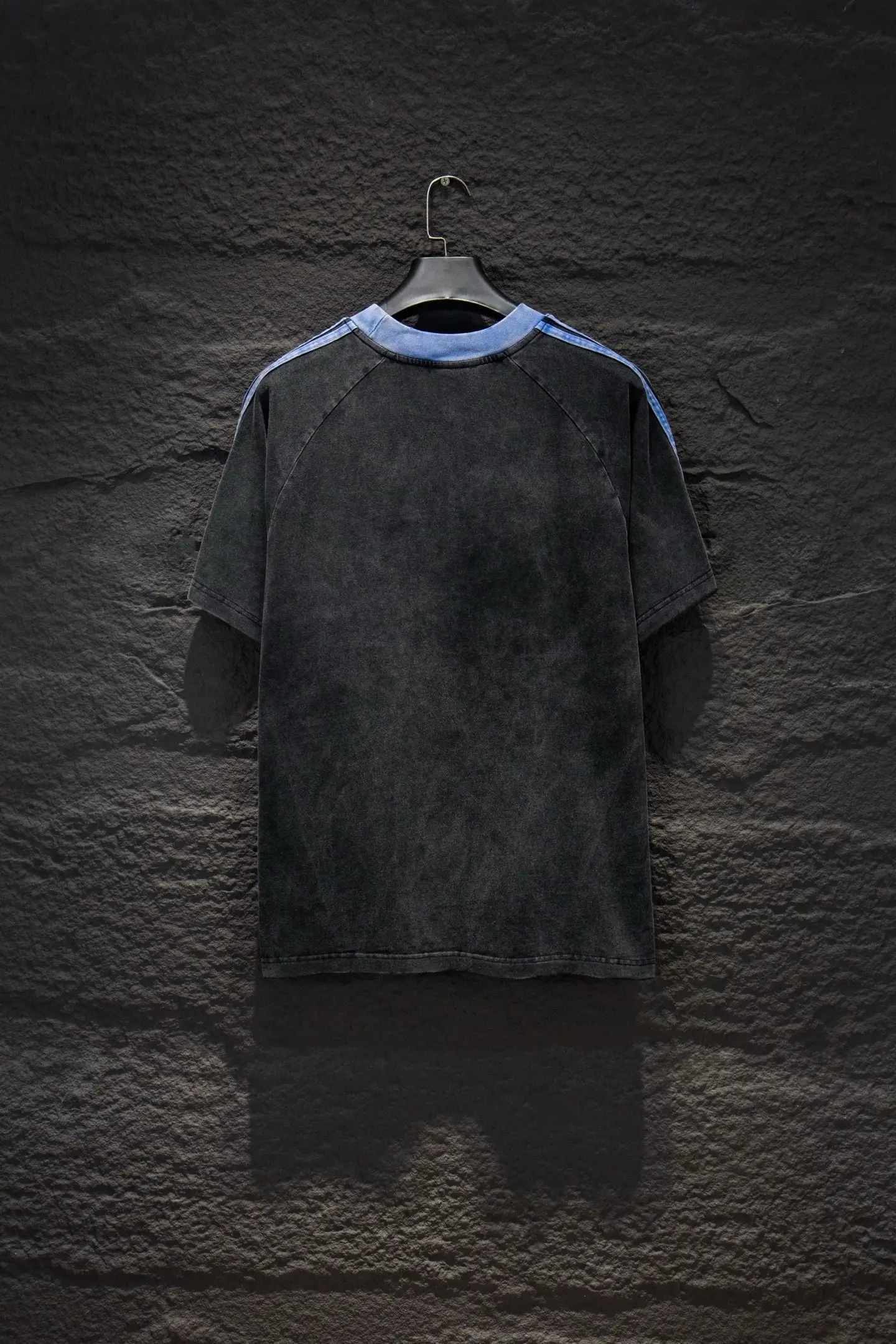 Logo-Embroidered Washed Cotton T-Shirt D13015395 — view 2