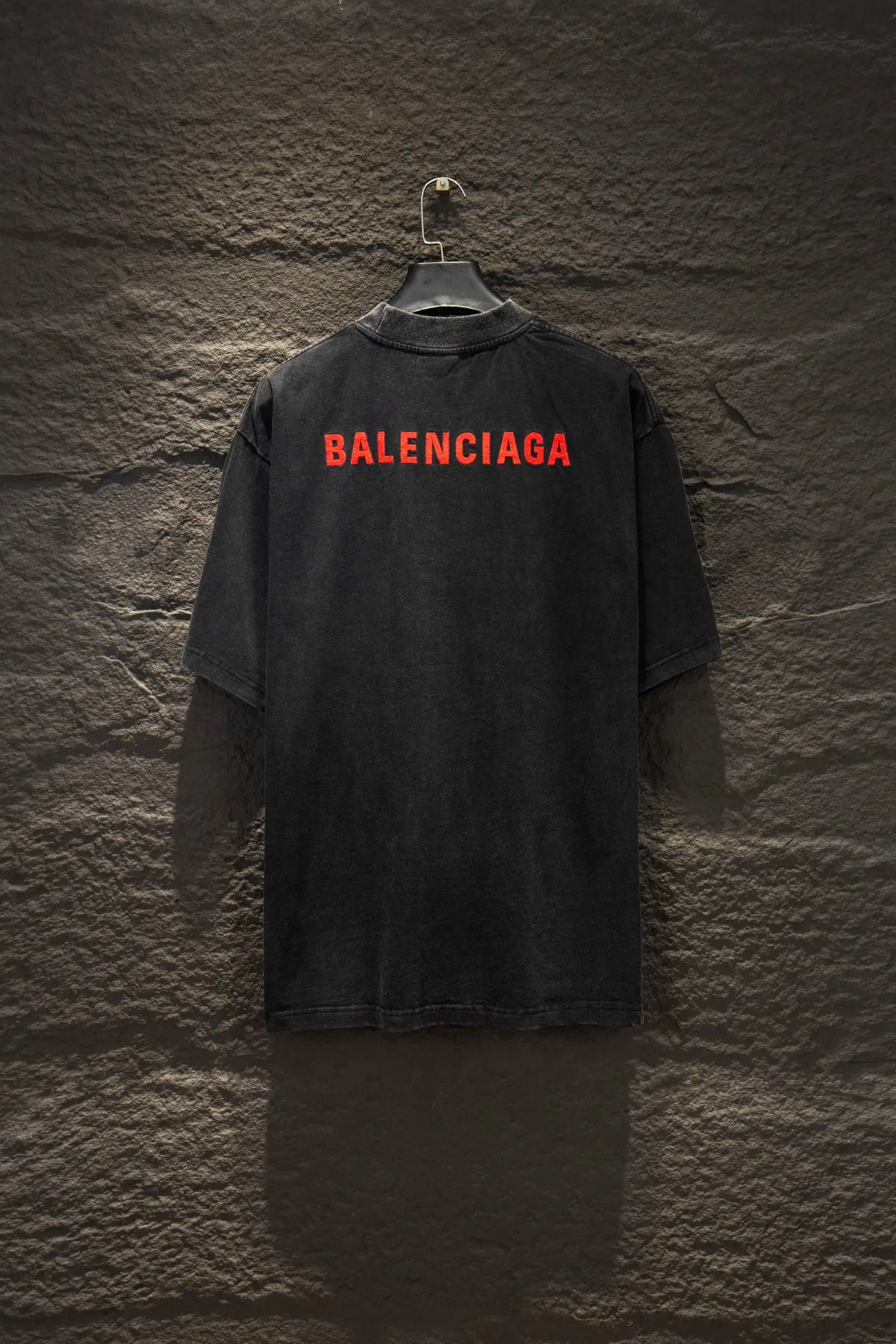 Logo-Embroidered Oversized Washed Cotton T-Shirt D12515394 — view 2