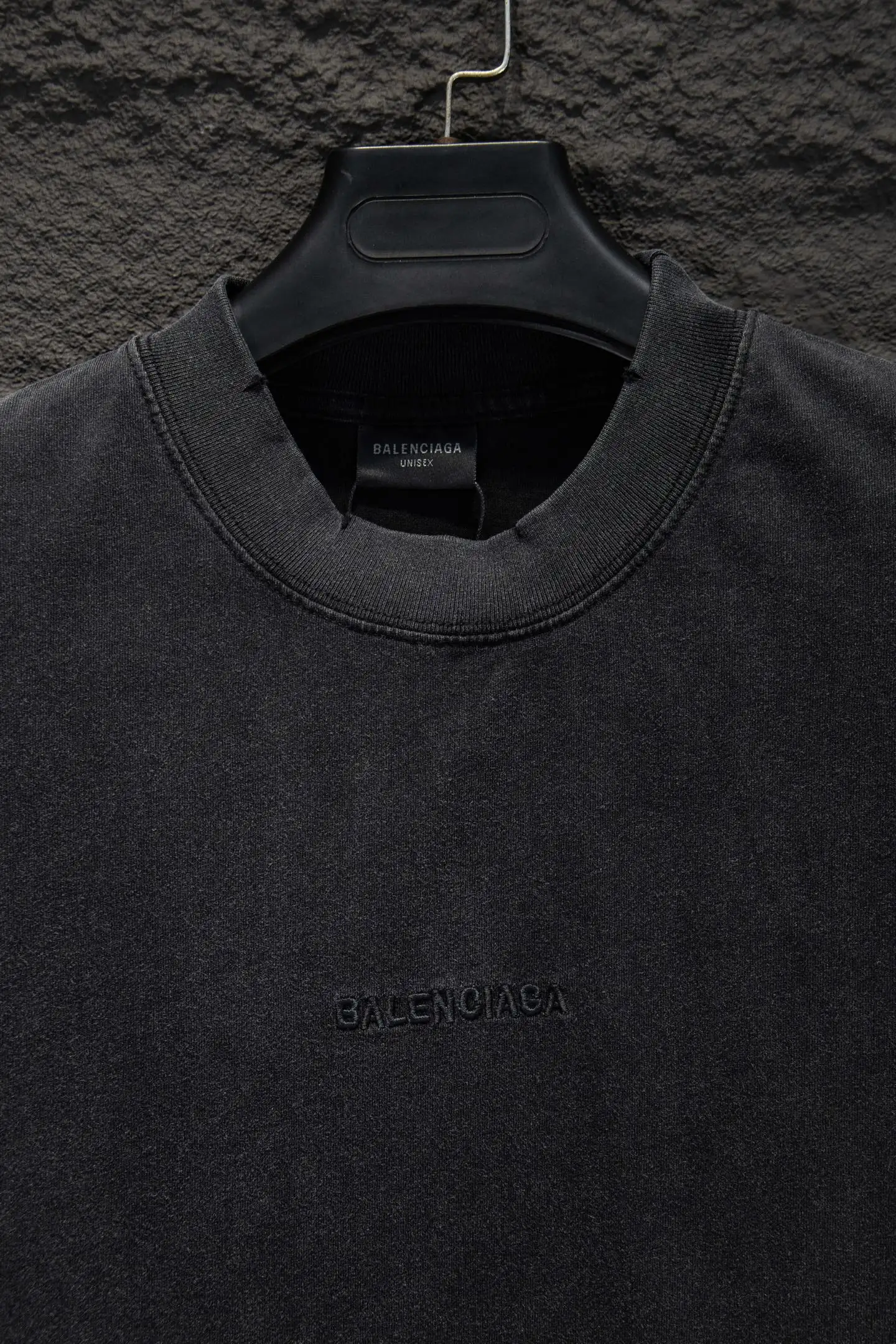 Oversized Distressed Logo-Embroidered T-Shirt D13515391 — view 3