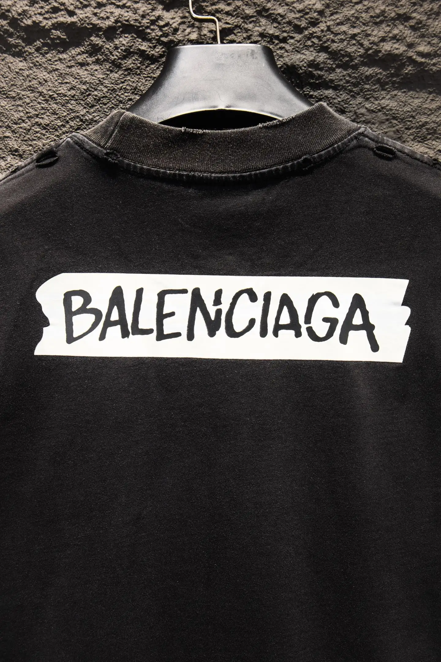 Oversized Distressed Logo T-Shirt D13015389 — view 5