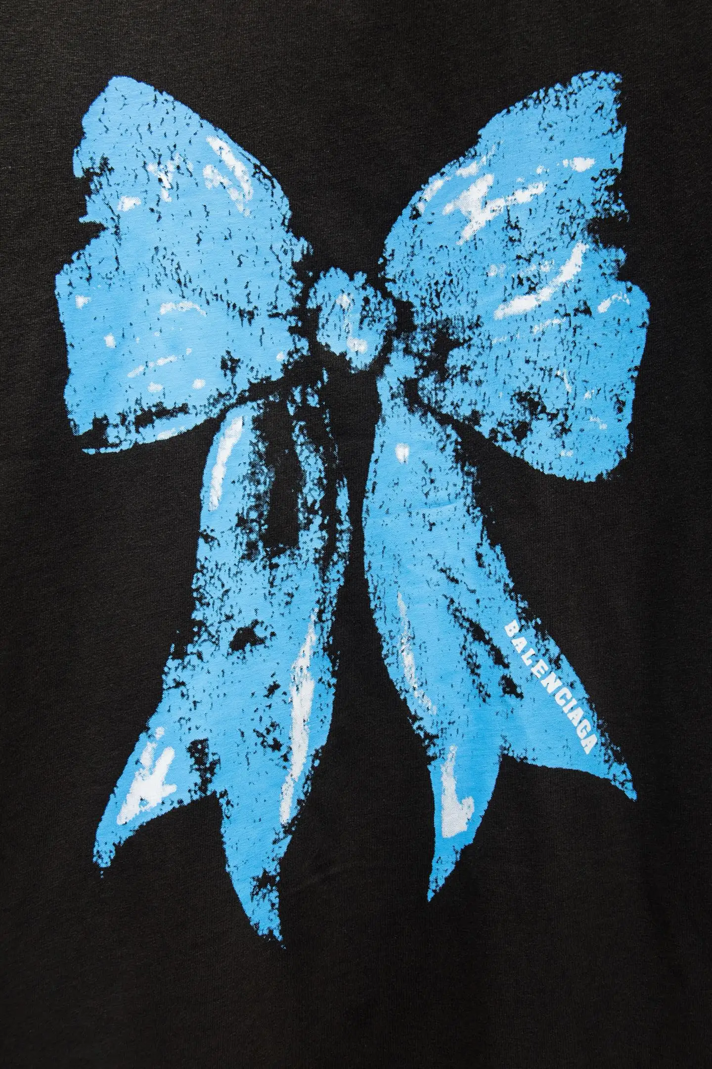 Oversized Bow Graphic Cotton T-Shirt D11915387 — view 4