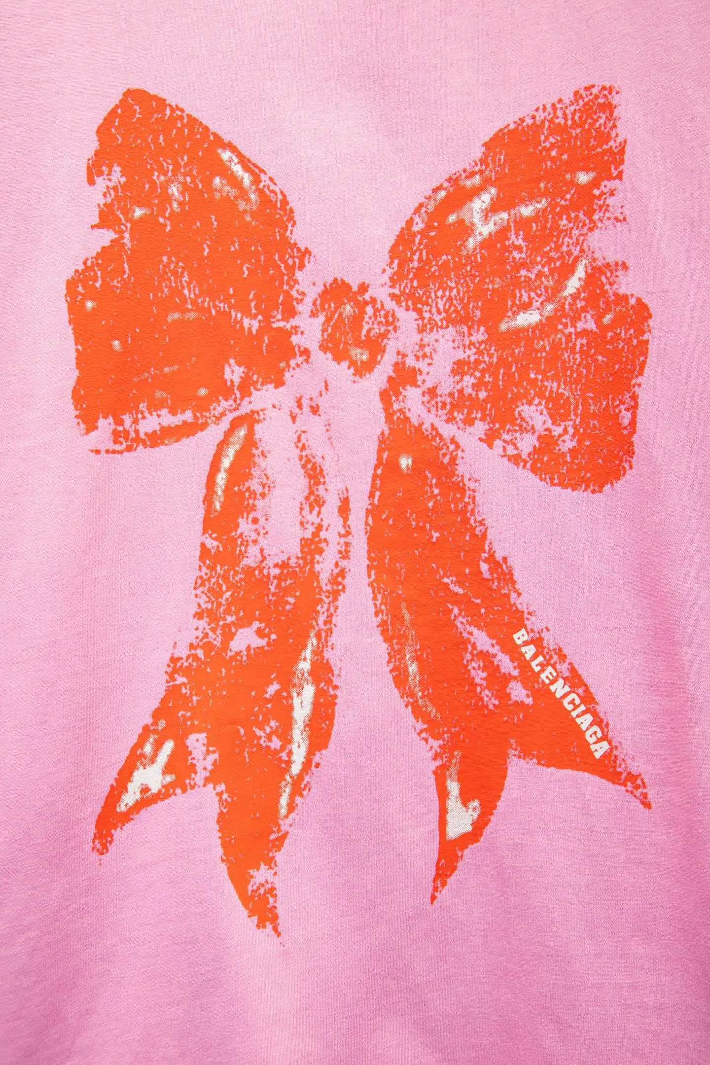 Oversized Bow Print Cotton T-Shirt D11915386 — view 4