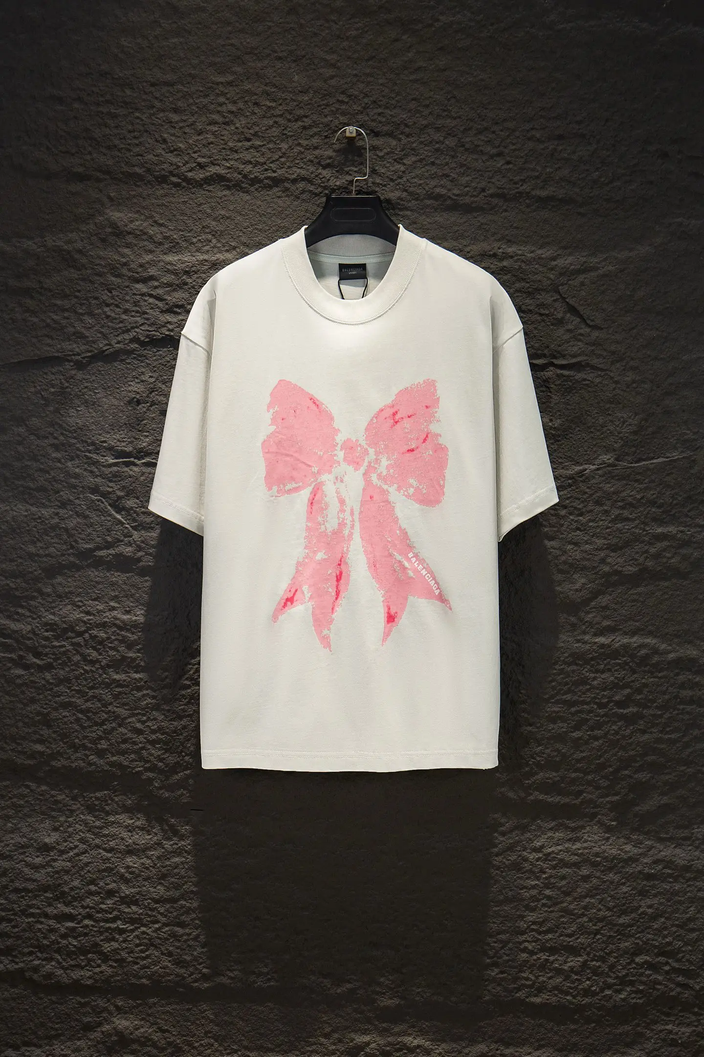 Bow Graphic Oversized Cotton T-Shirt D11915385