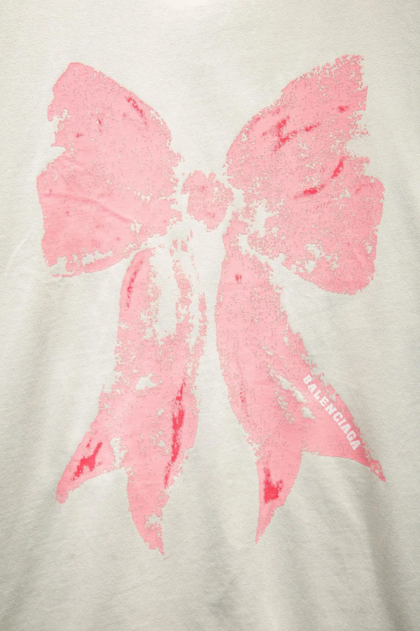 Bow Graphic Oversized Cotton T-Shirt D11915385 — view 4