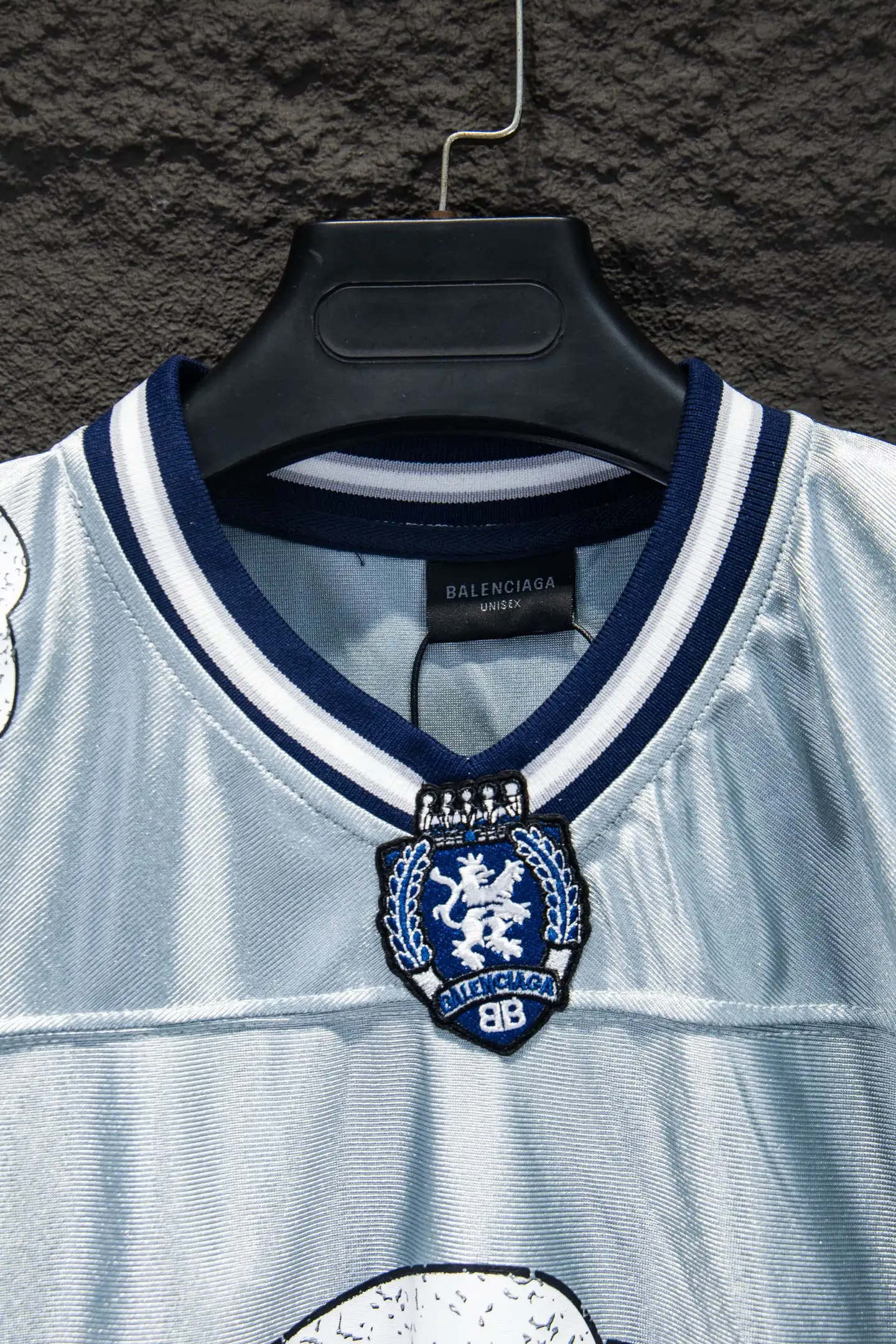 Oversized Logo-Print Mesh Jersey D13515378 — view 3