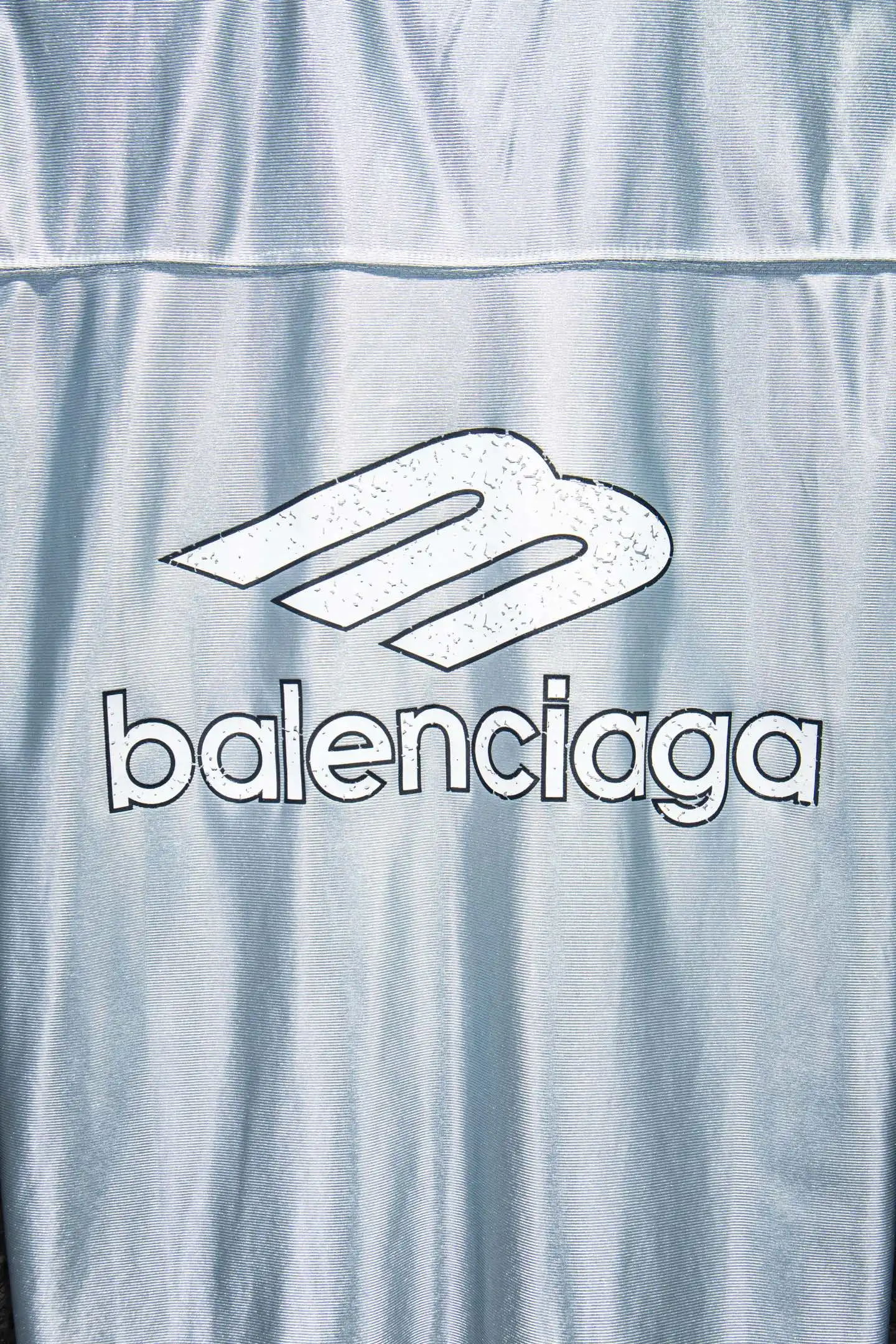 Oversized Logo-Print Mesh Jersey D13515378 — view 5