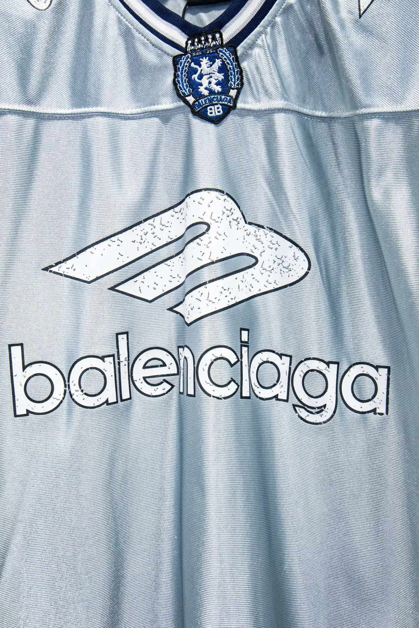 Oversized Logo-Print Mesh Jersey D13515378 — view 6