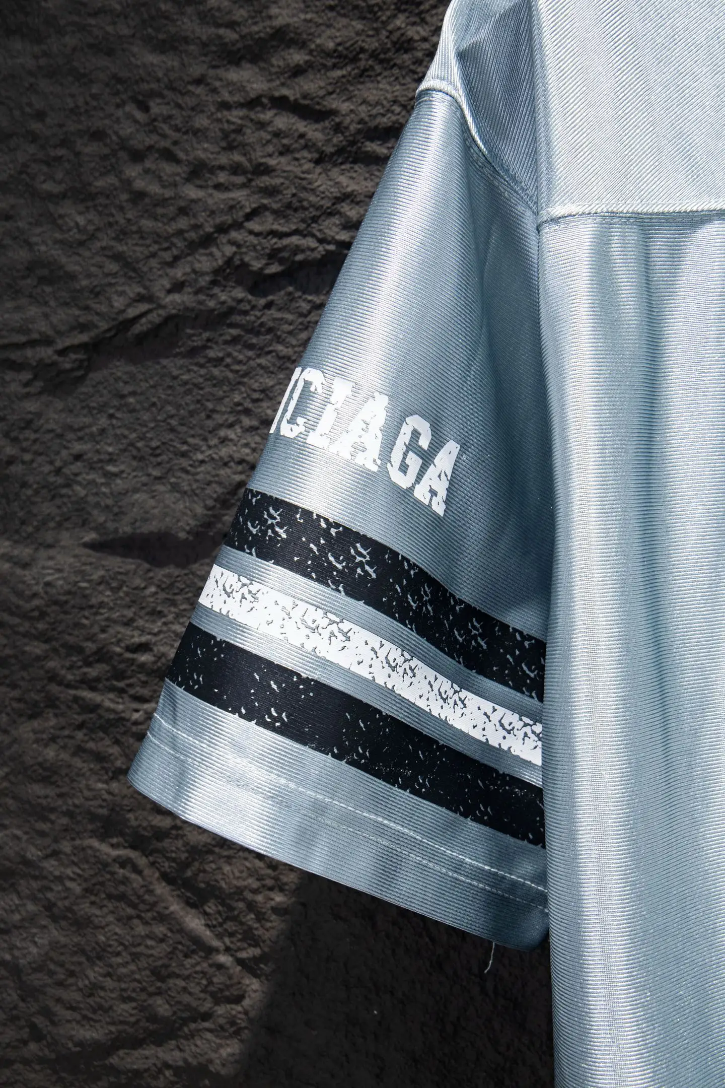 Oversized Logo-Print Mesh Jersey D13515378 — view 7
