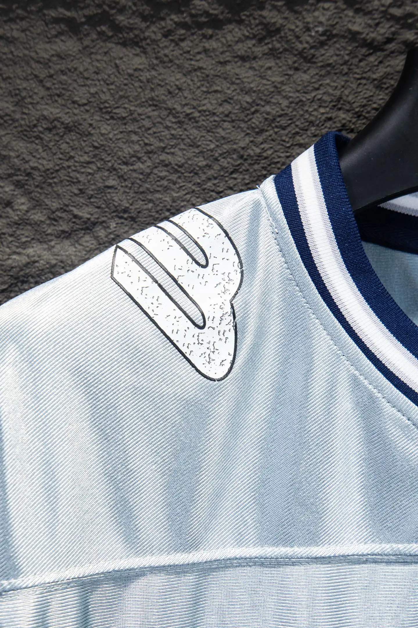 Oversized Logo-Print Mesh Jersey D13515378 — view 8