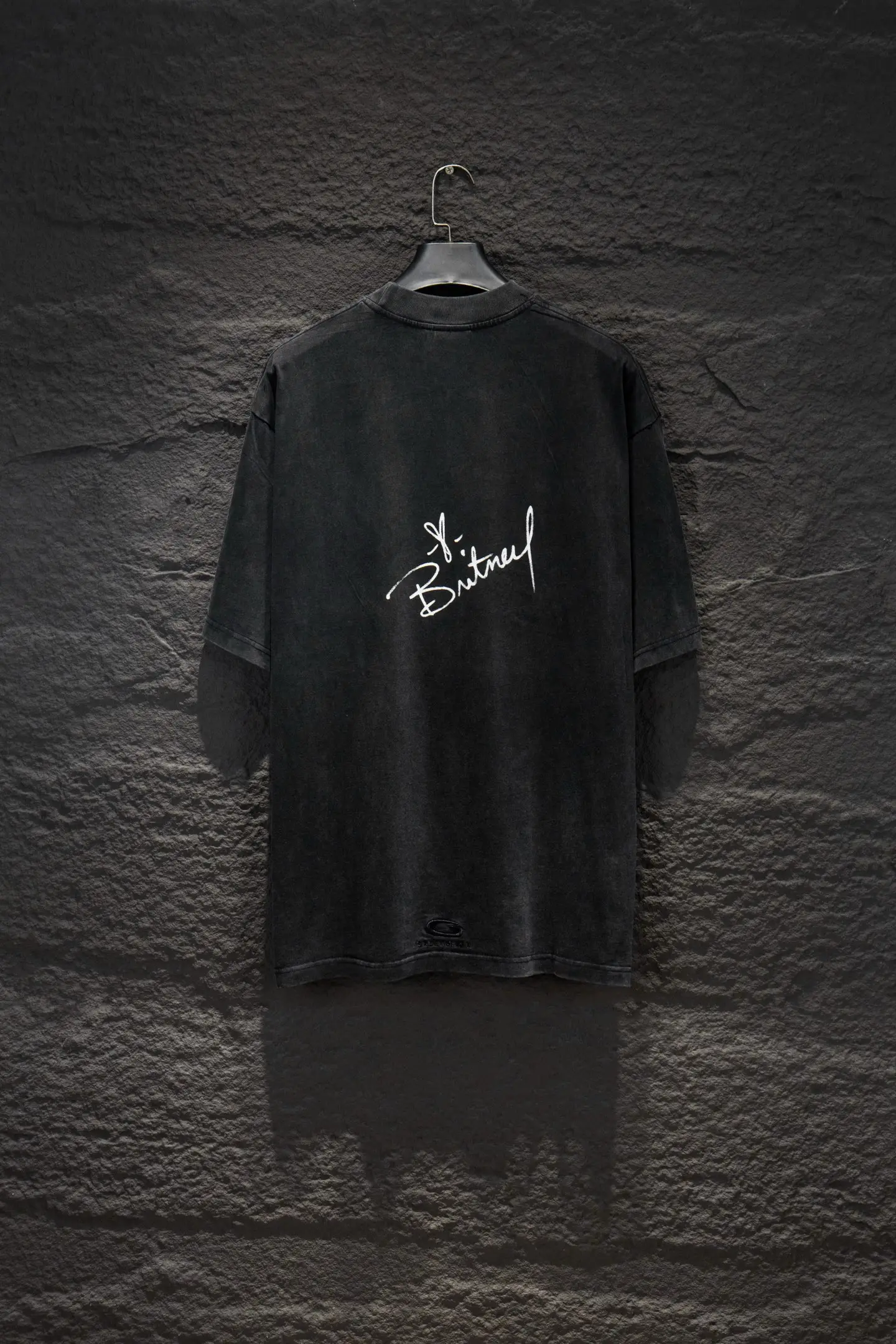 Oversized Rhinestone Graphic T-Shirt D12915375 — view 2