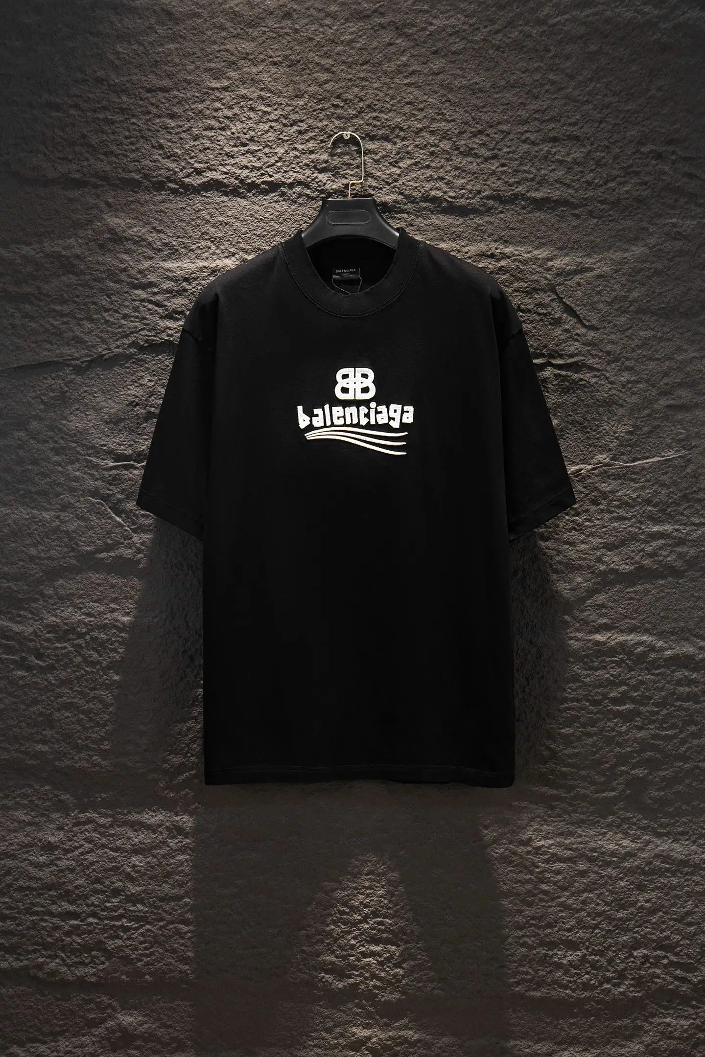 Oversized Distressed Logo-Embroidered T-Shirt D14515374