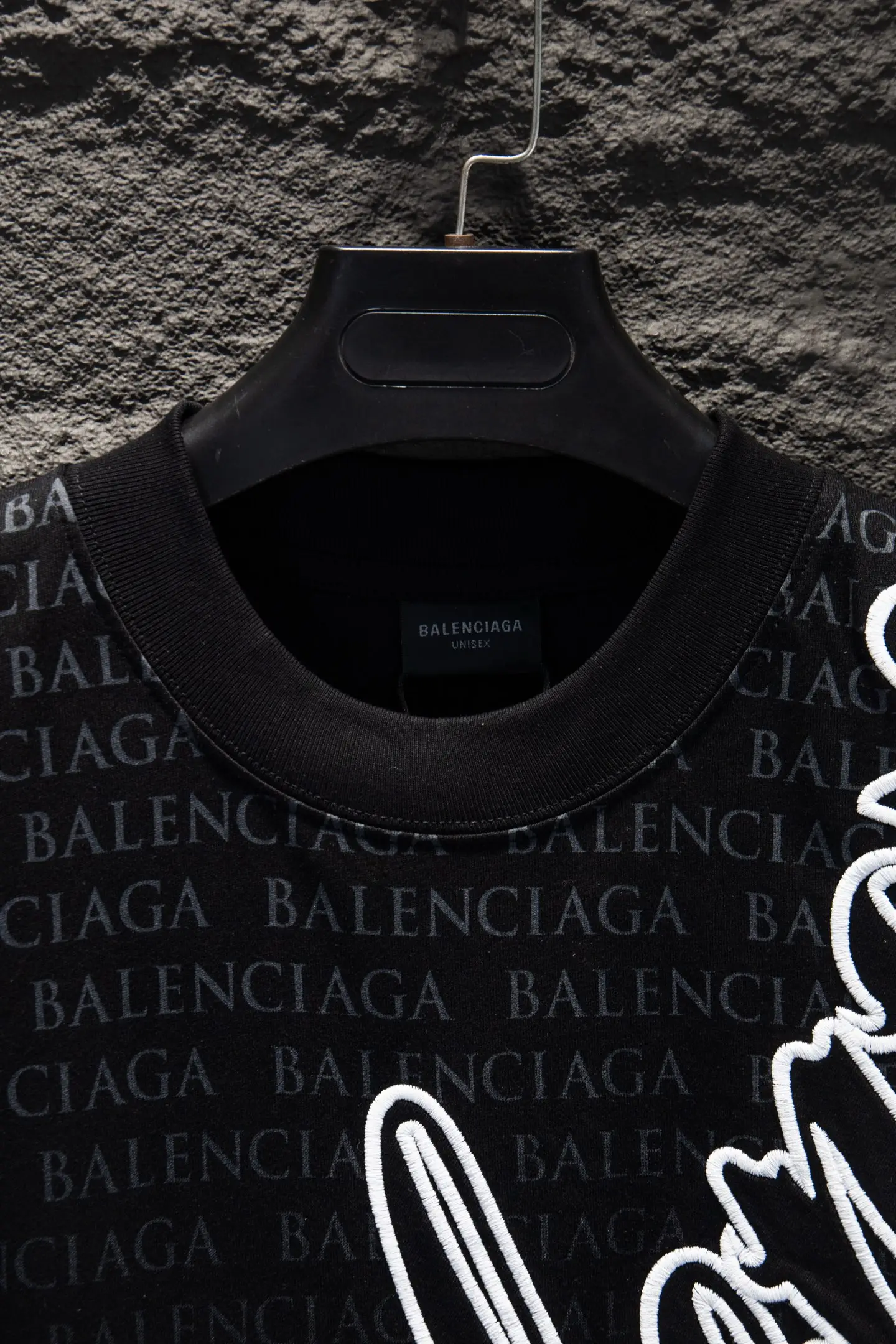 Logo-Embroidered Oversized Cotton T-Shirt D14512688 — view 3
