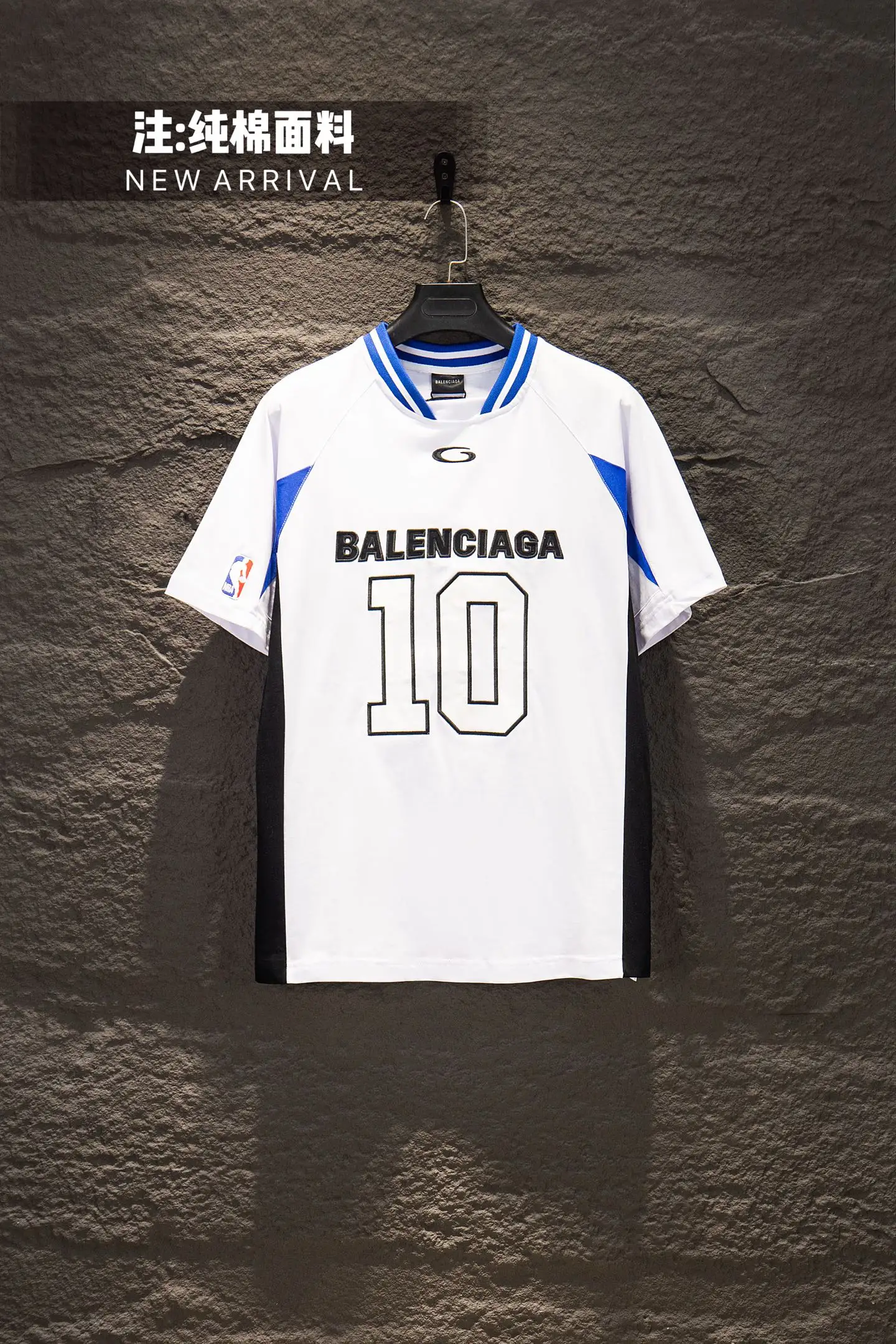 Oversized Paneled Cotton Jersey T-Shirt D16012705