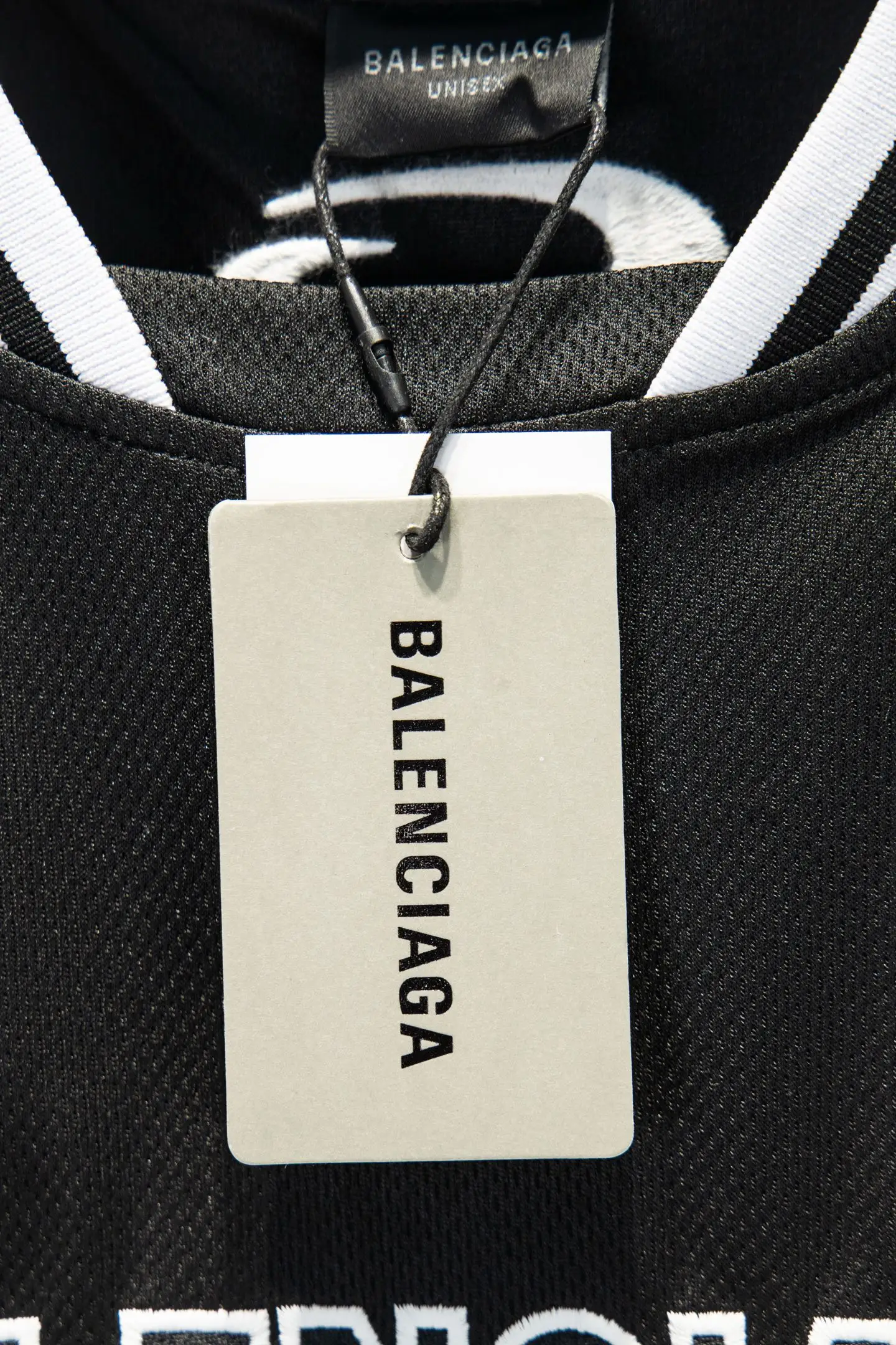 Oversized Paneled Mesh Jersey T-Shirt D14512707 — view 9