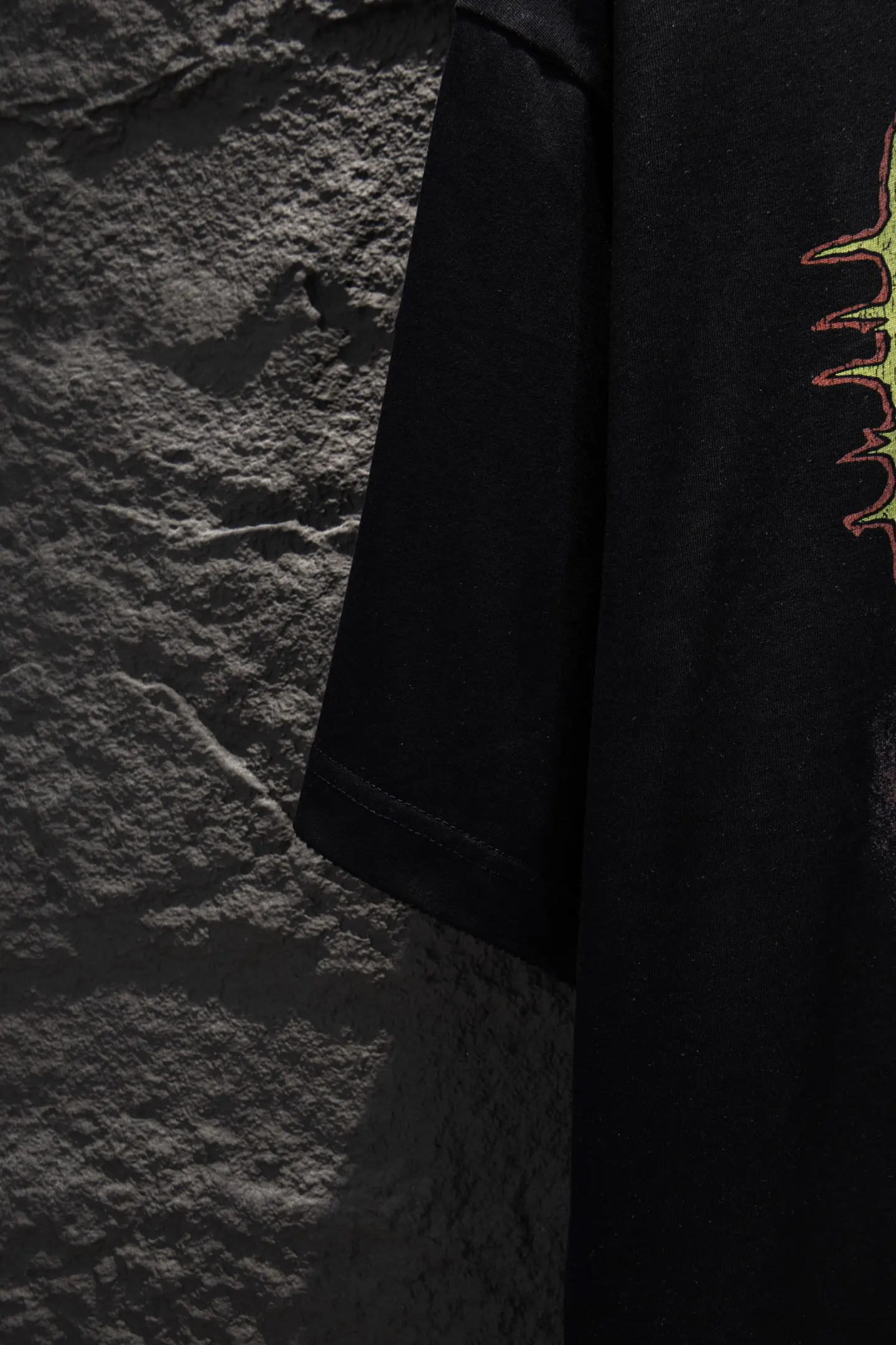 Oversized Graphic Print Cotton T-Shirt D12912684 — view 7