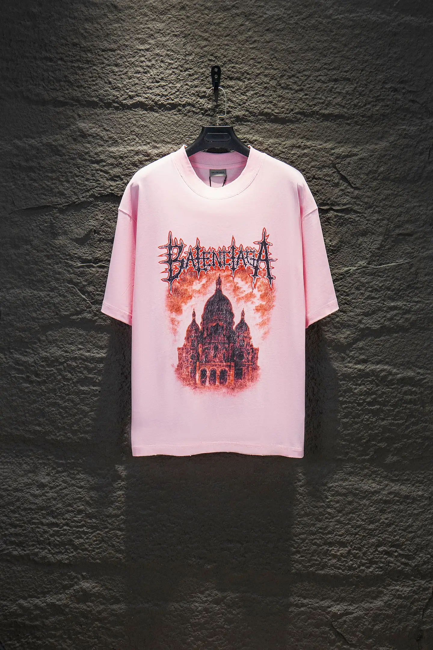 Oversized Graphic Print Cotton T-Shirt D12912685