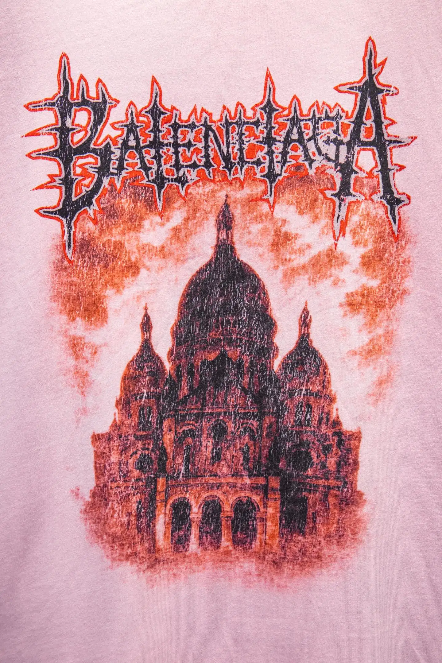 Oversized Graphic Print Cotton T-Shirt D12912685 — view 4