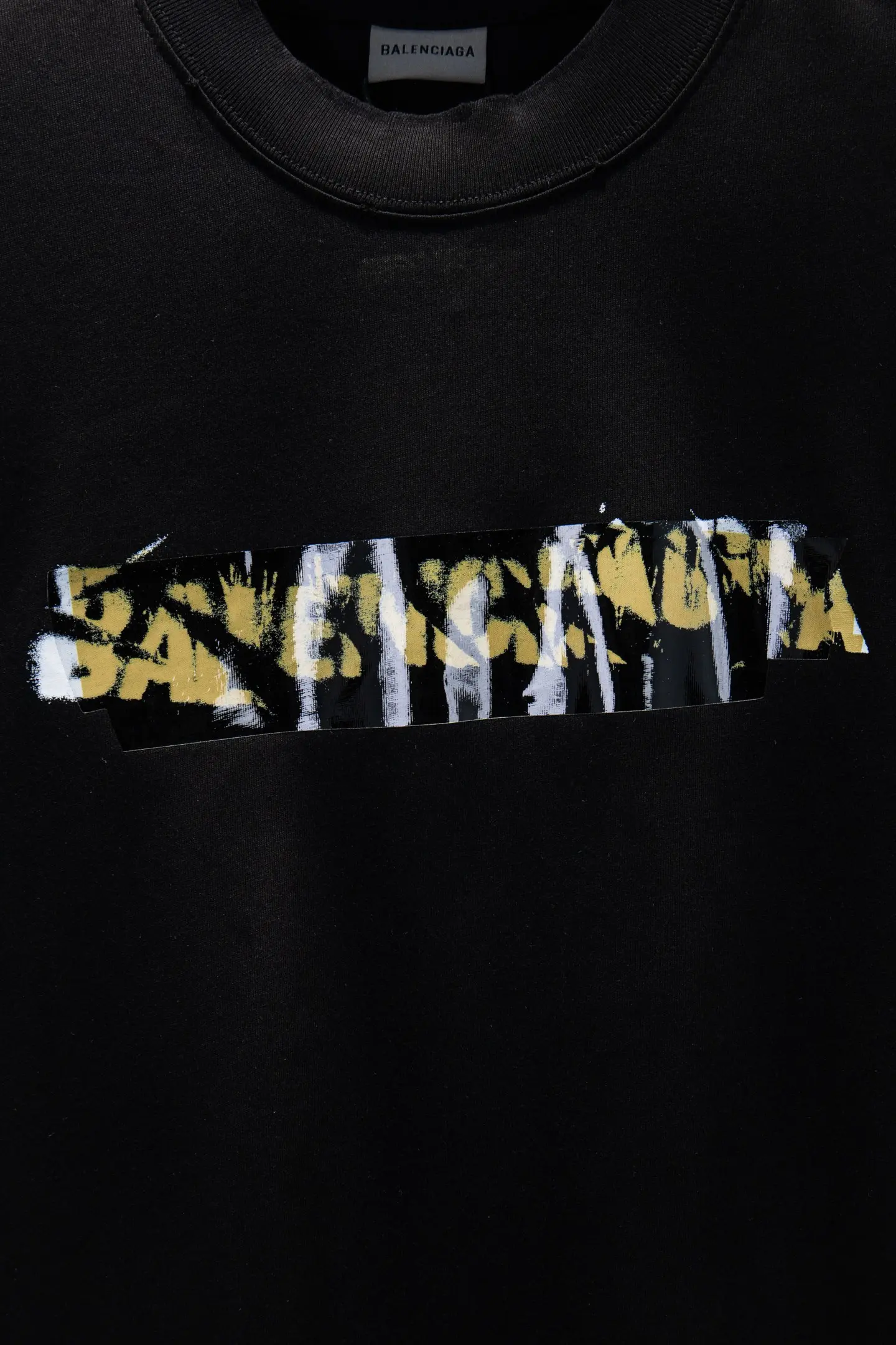 Oversized Graphic Print Cotton T-Shirt D12512691 — view 5