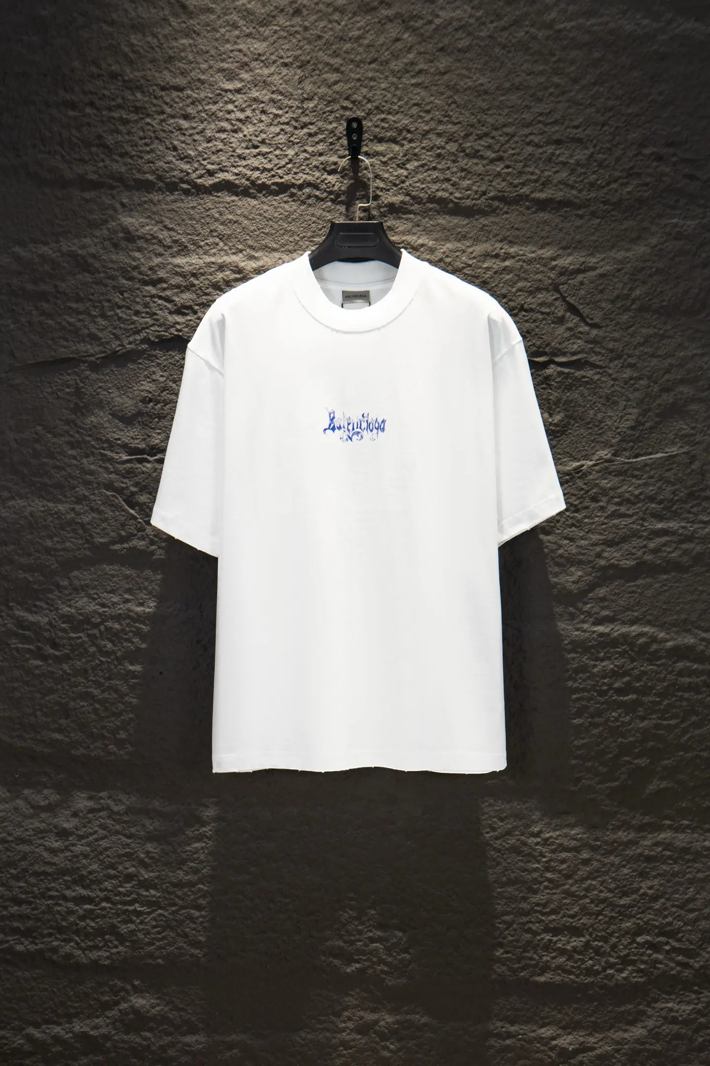 Oversized Distressed Logo T-Shirt D12512675