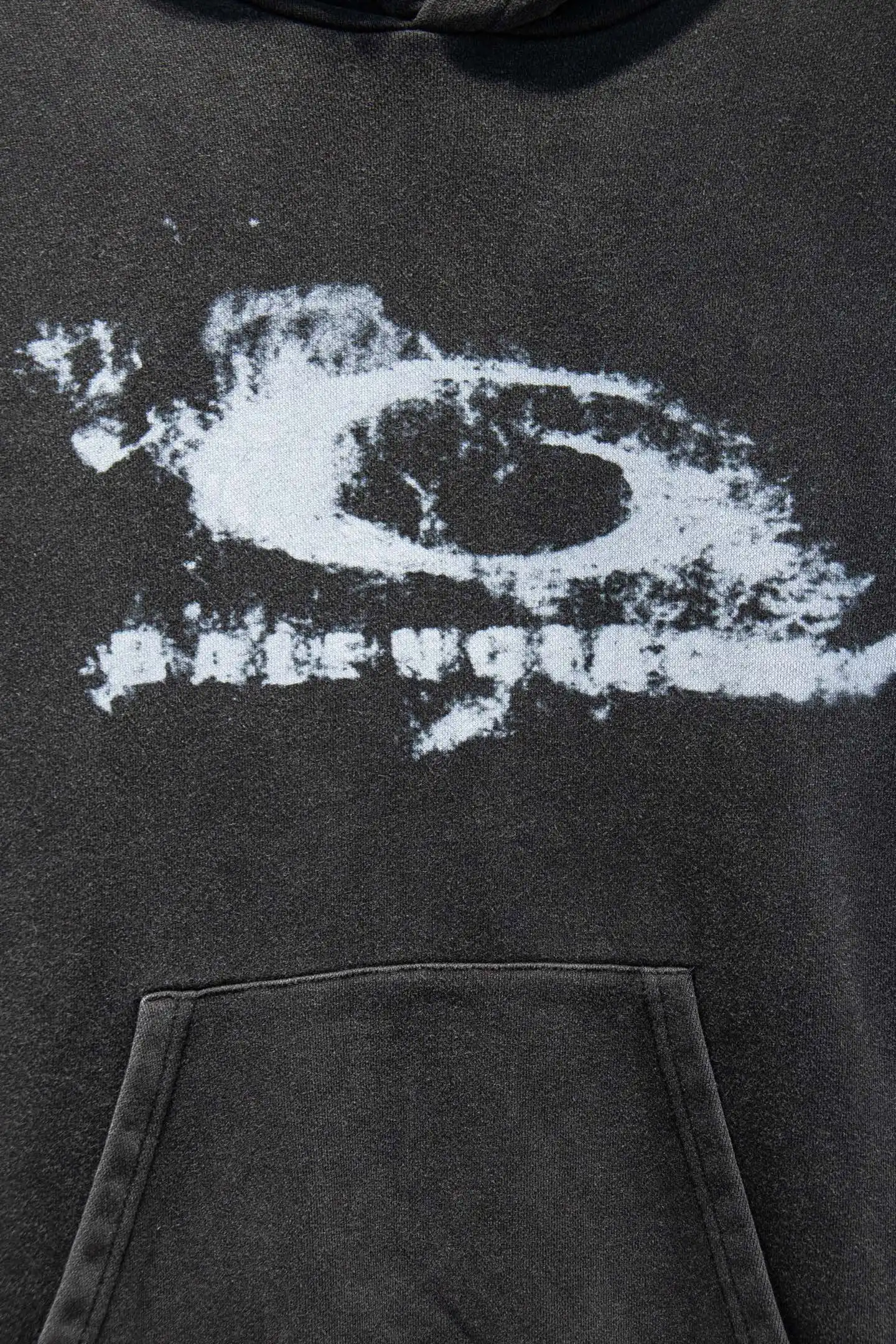 Logo-Print Distressed Cotton-Jersey Hoodie D20524210 — view 5