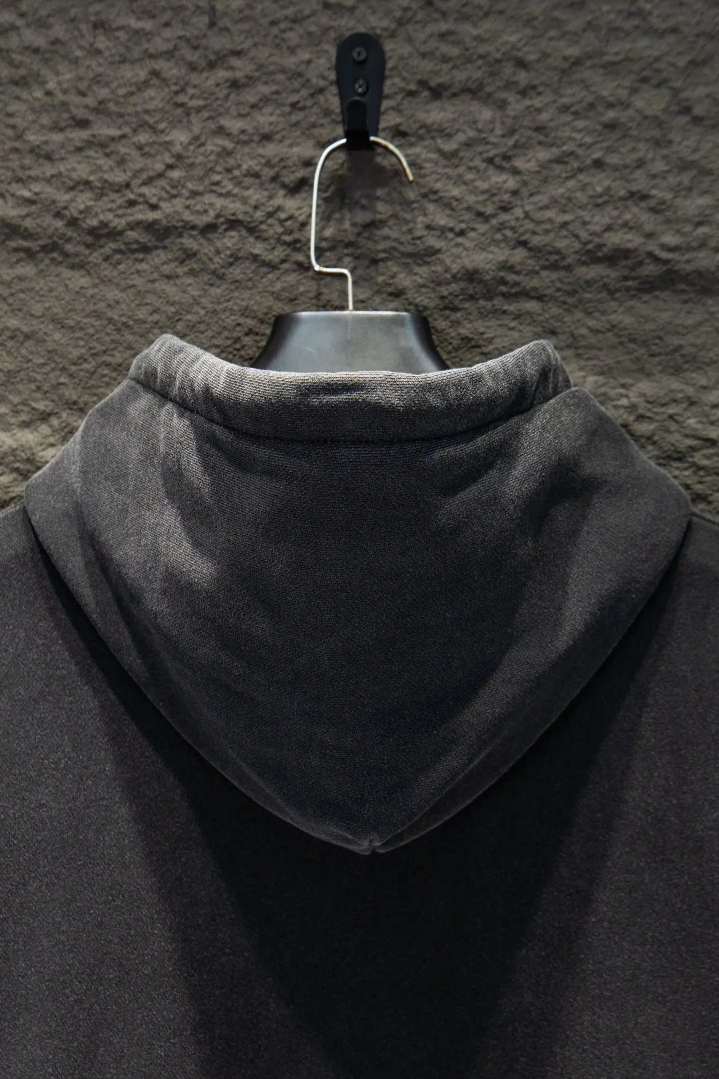 Logo-Print Distressed Cotton-Jersey Hoodie D20524210 — view 8