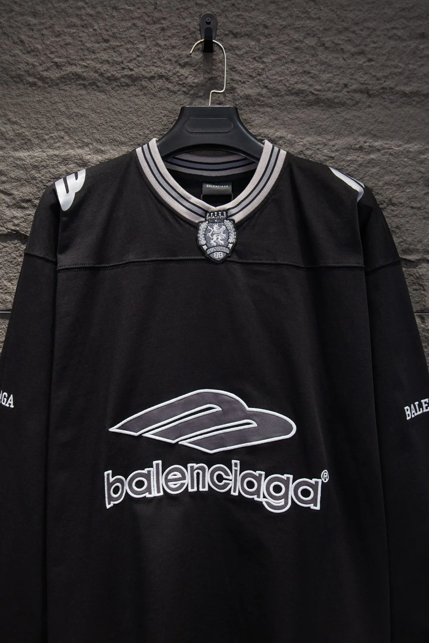 Oversized Logo-Embroidered Jersey T-Shirt D15924235 — view 4