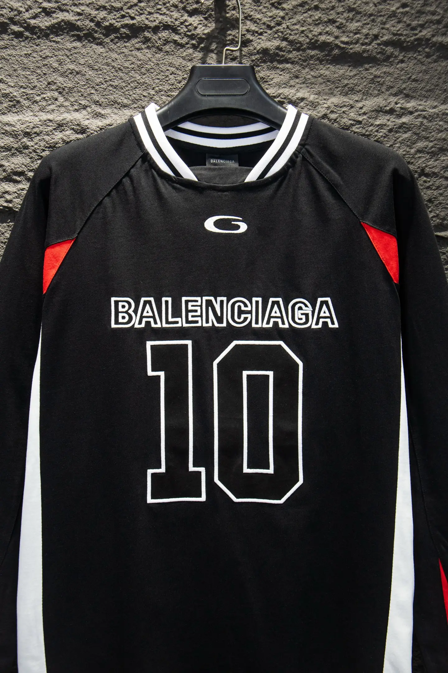 Oversized Paneled Jersey Long-Sleeve T-Shirt D17524250 — view 4