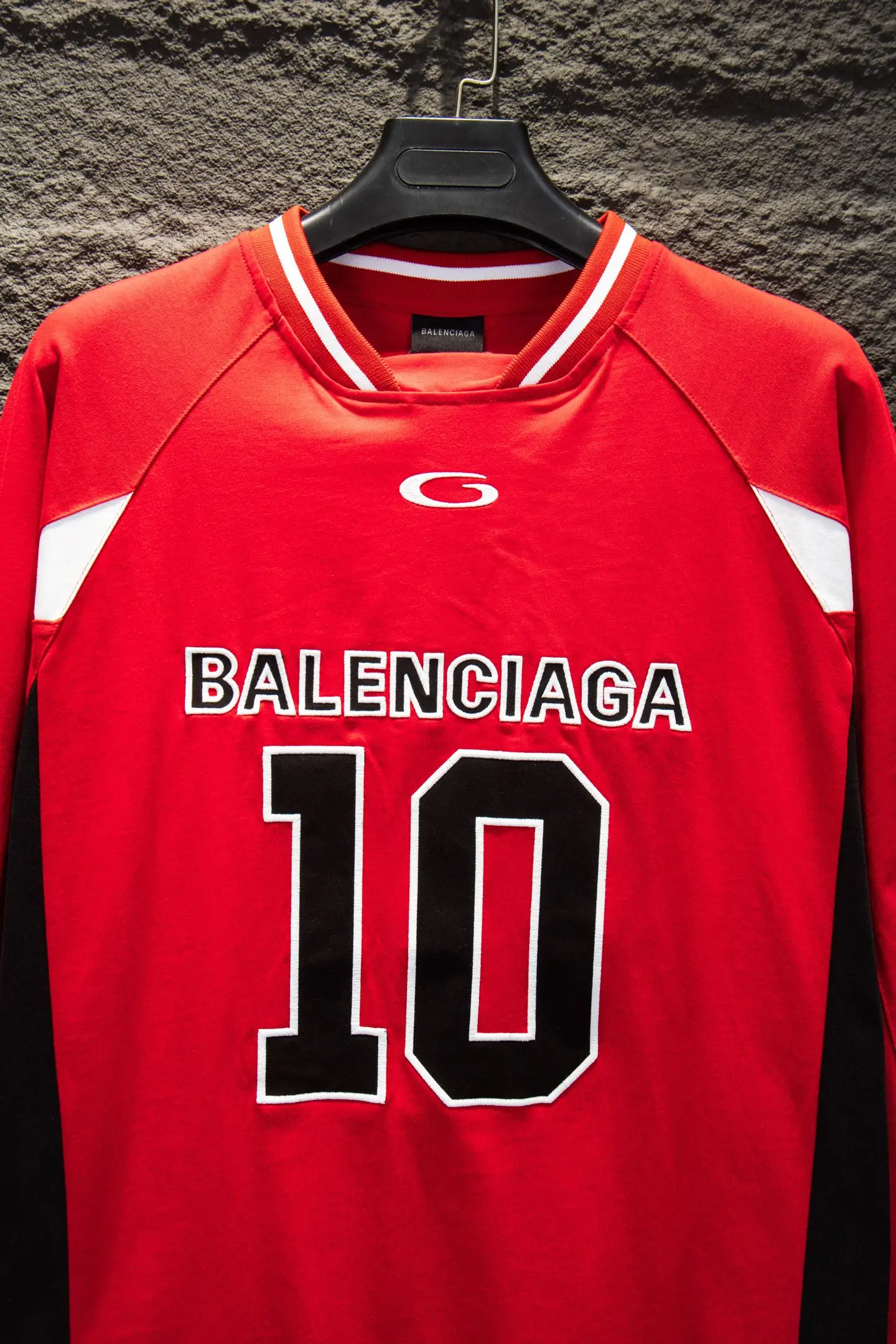 Oversized Paneled Jersey Long-Sleeve T-Shirt D17524251 — view 3