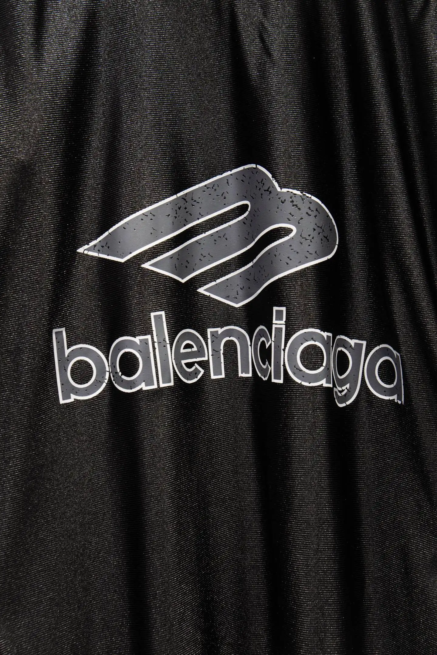 Oversized Paneled Logo Jersey Top D13924263 — view 5