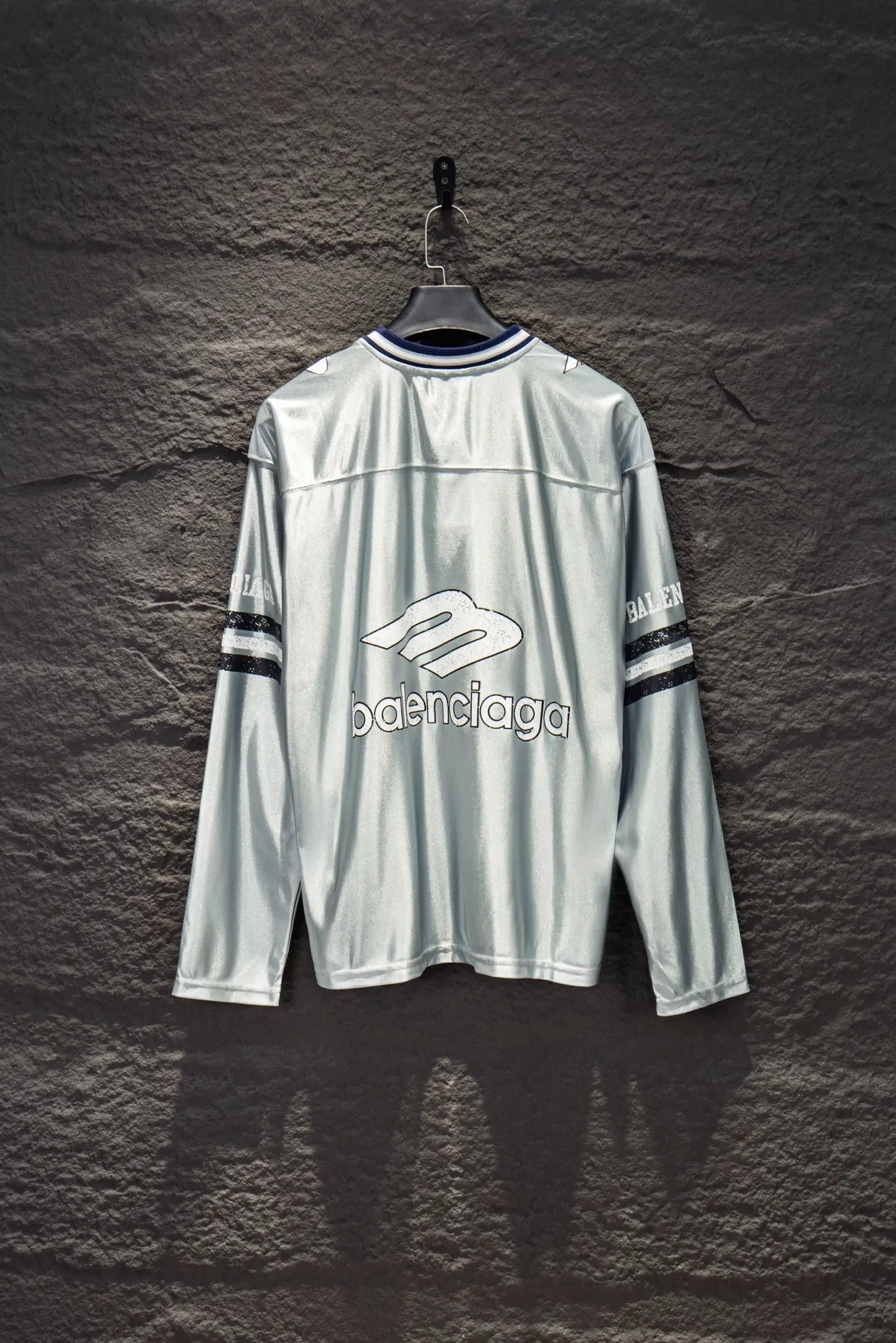 Oversized Long-Sleeve Soccer Jersey T-Shirt D13924264 — view 2