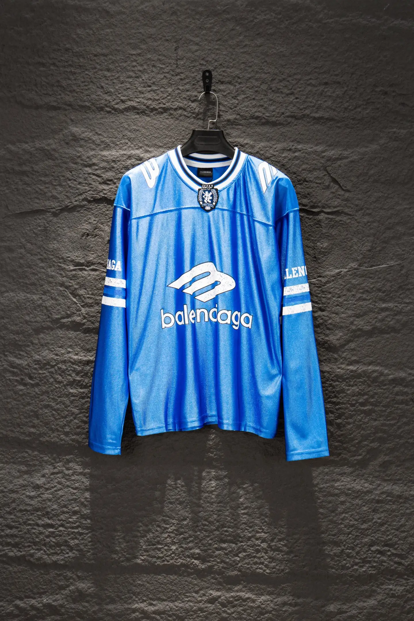 Oversized Paneled Jersey Long-Sleeve T-Shirt D13924265