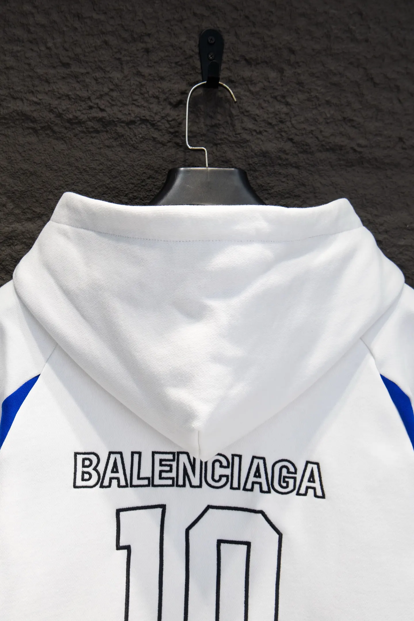 Oversized Color-Block Zip-Up Hoodie D22924209 — view 7