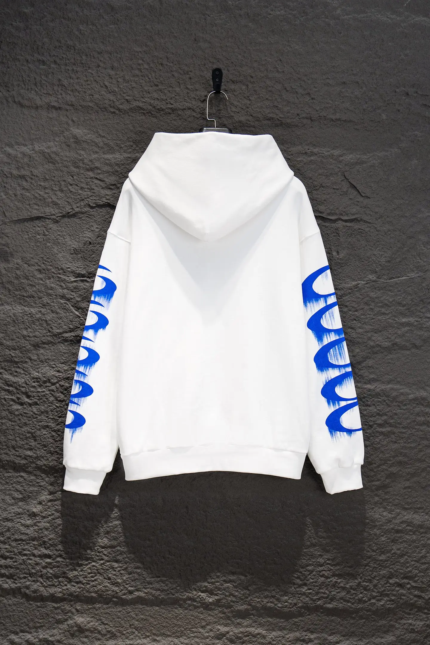 Oversized Embroidered Logo Zip-Up Hoodie D21924217 — view 2
