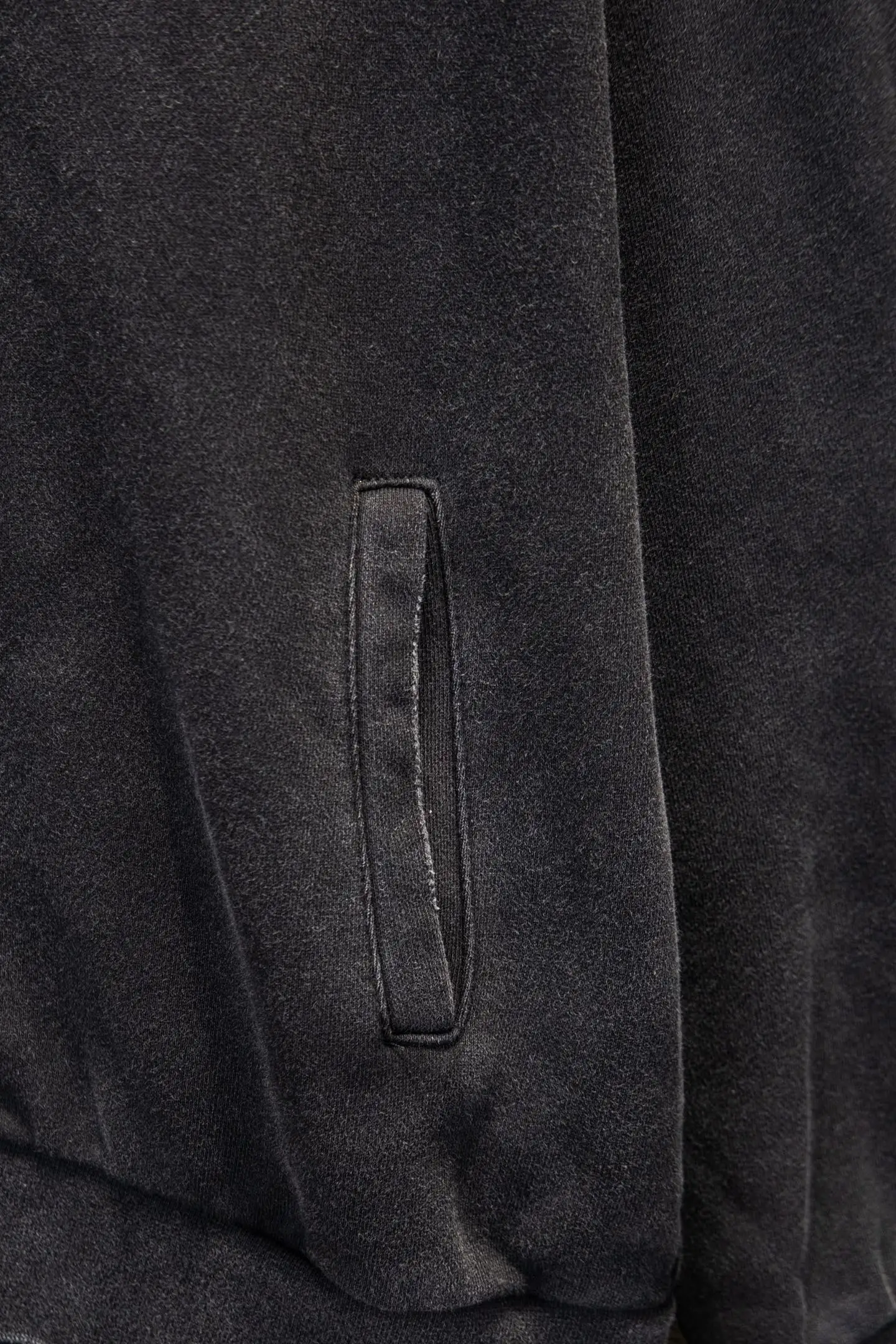 Tape Logo Distressed Zip-Up Hoodie D22924213 — view 6