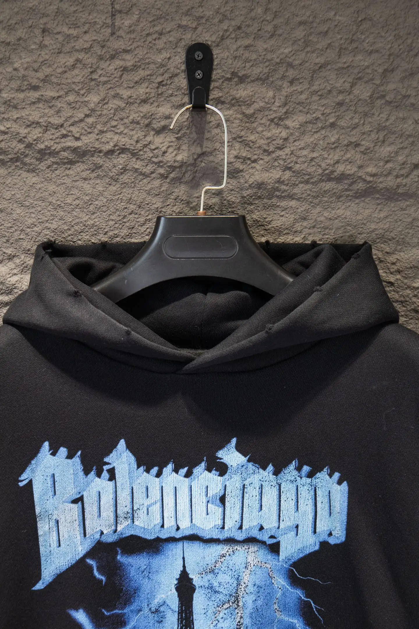 Eiffel Tower Lightning Oversized Hoodie D19524249 — view 3