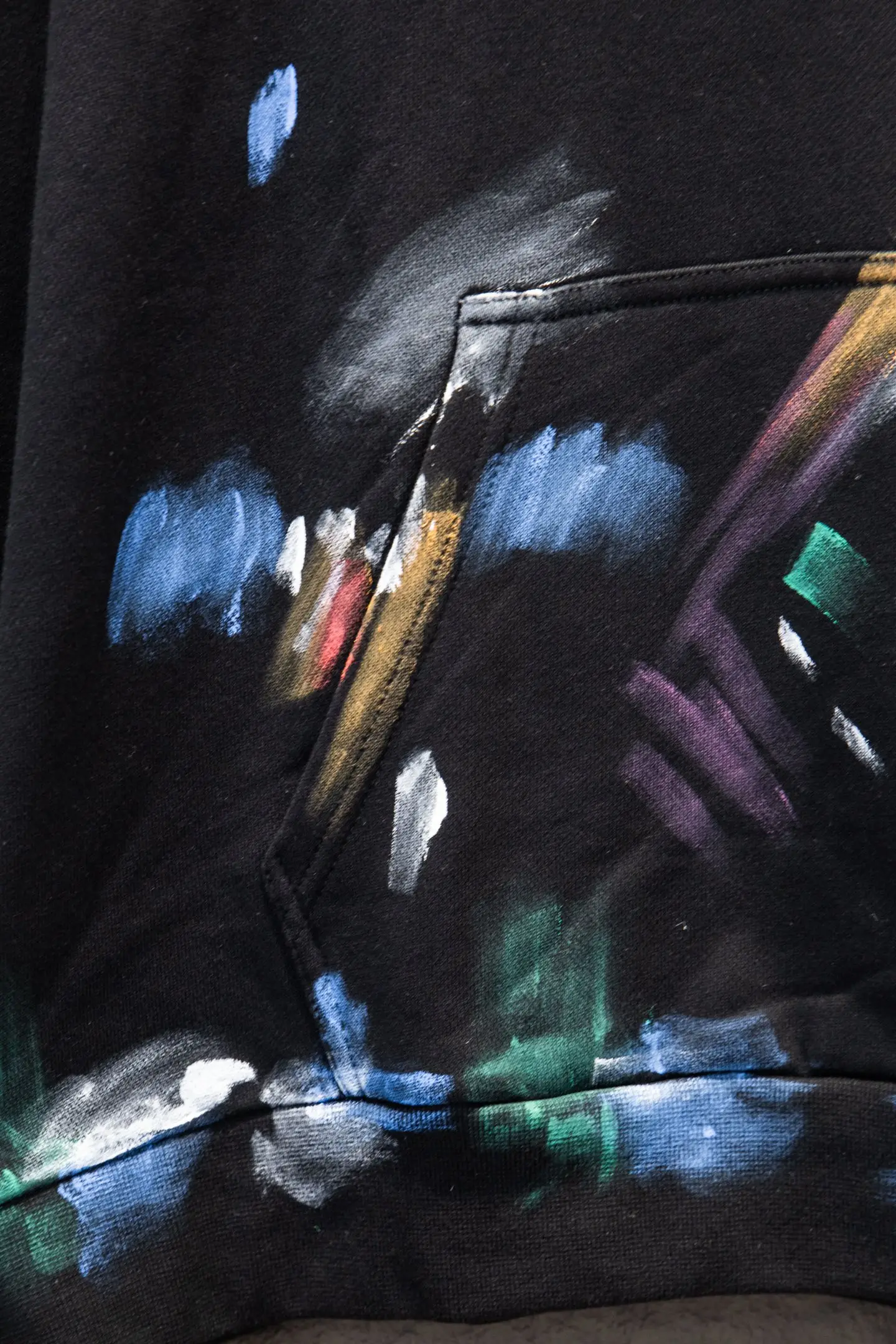 Graffiti Embroidered Oversized Hoodie D19524212 — view 7