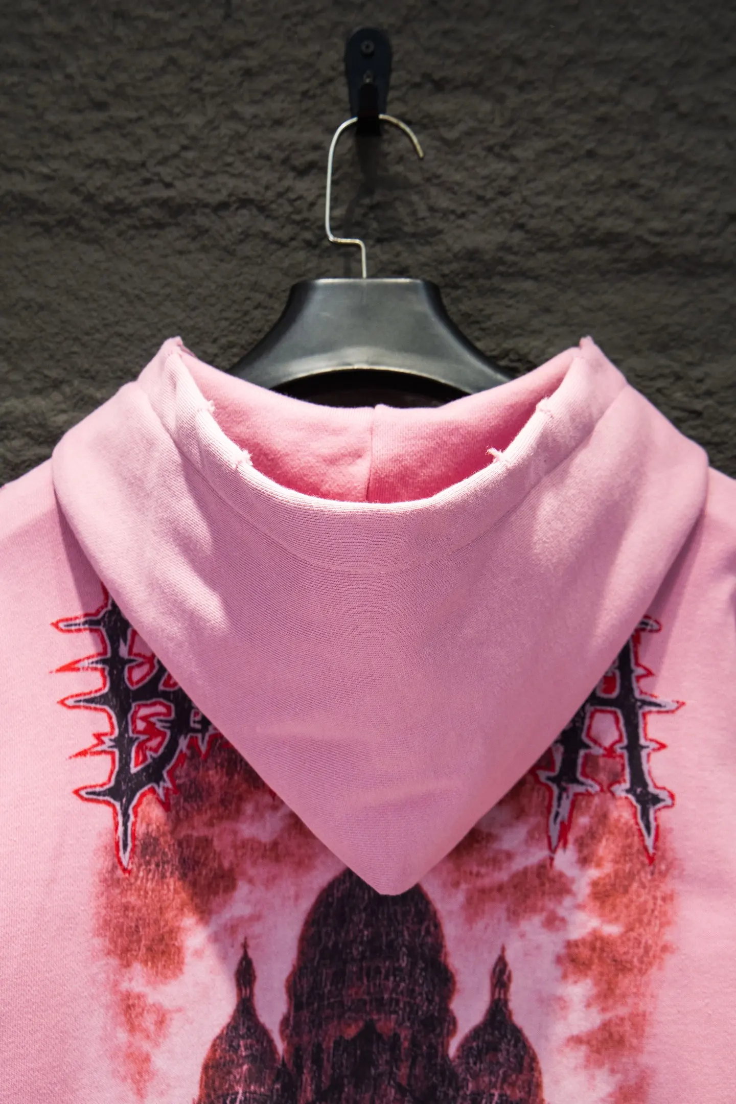 Distressed Graphic Zip-Up Hoodie D22524201 — view 8