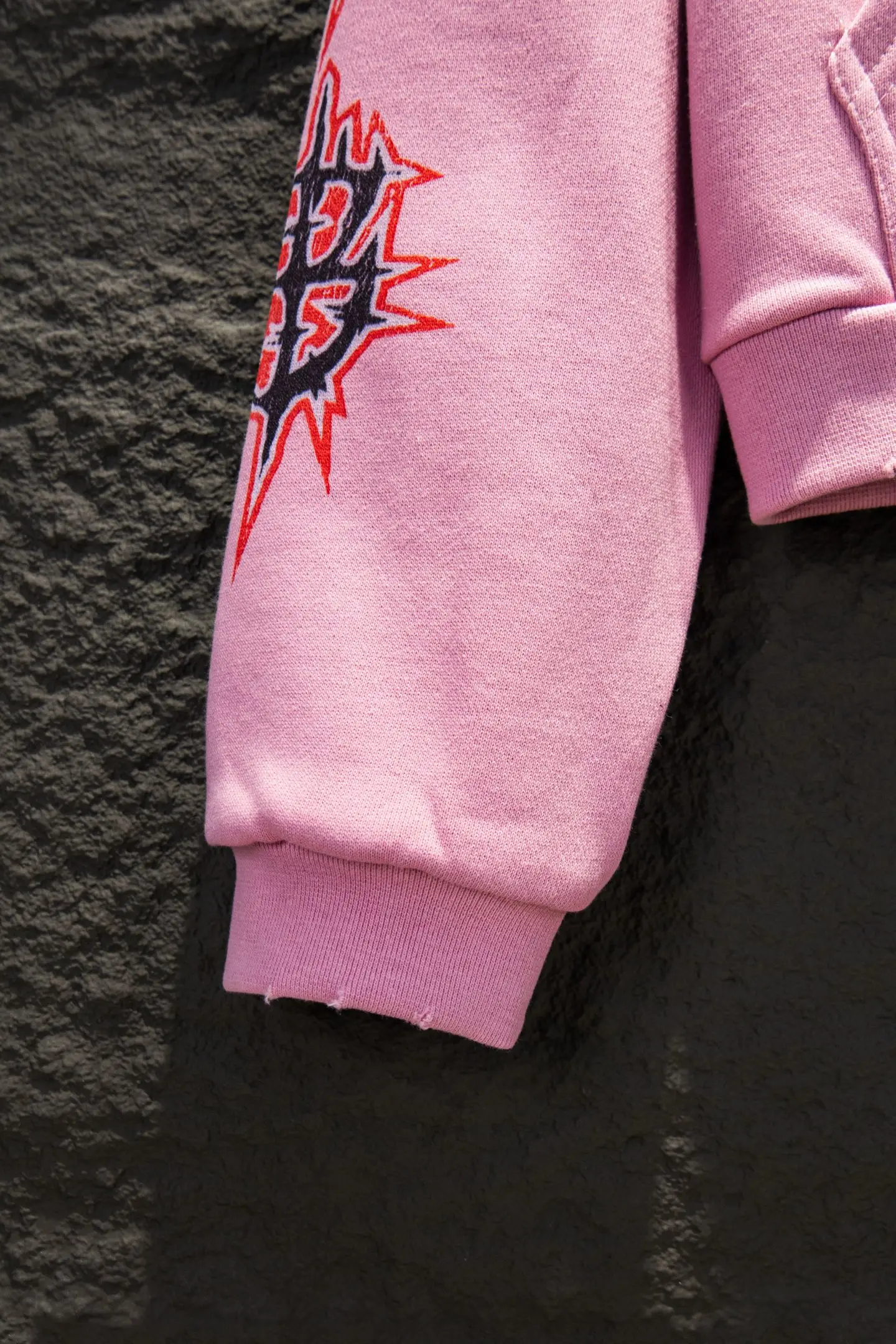 Distressed Graphic Zip-Up Hoodie D22524201 — view 13