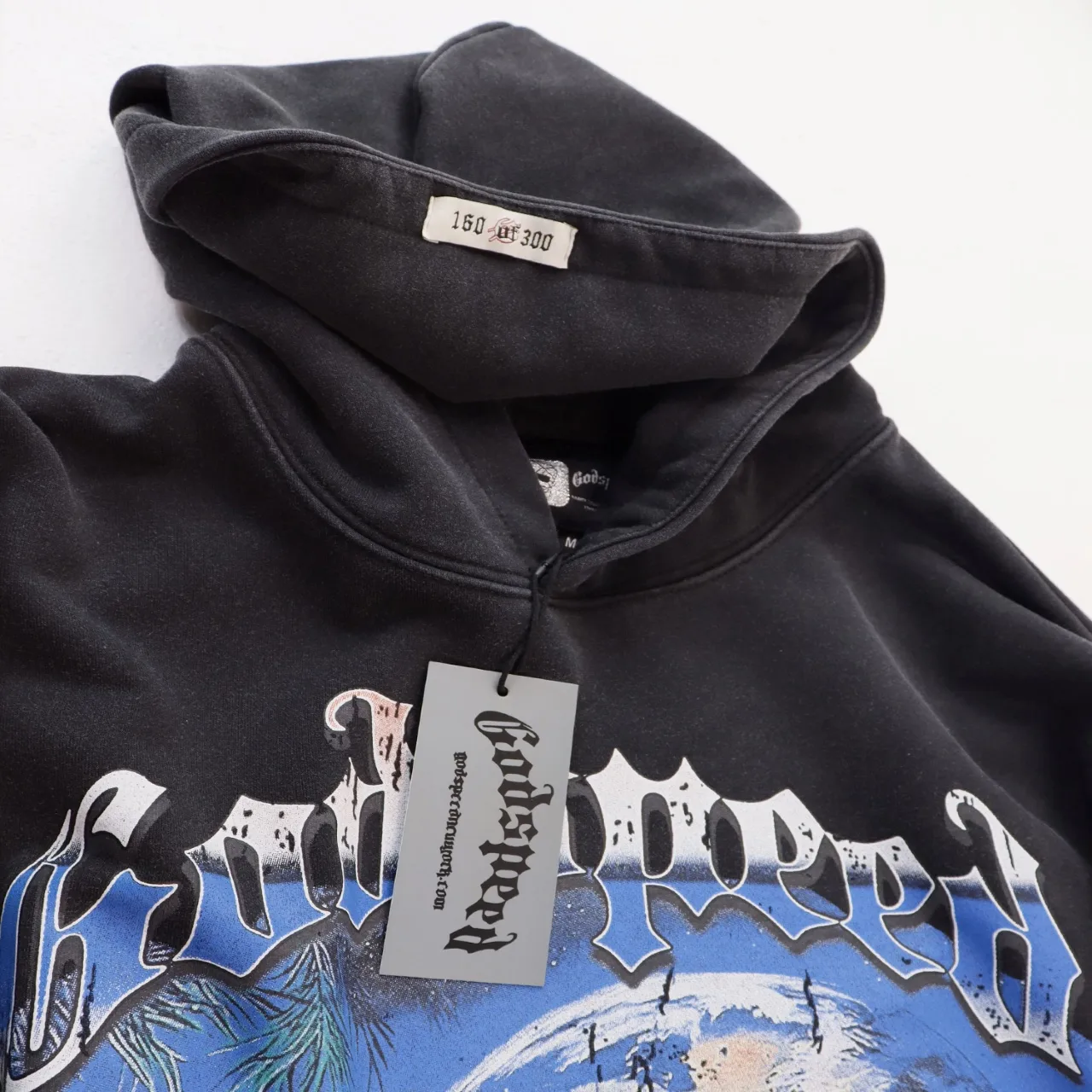 Godspeed Graphic Print Cotton-Terry Hoodie D12812289 — view 4